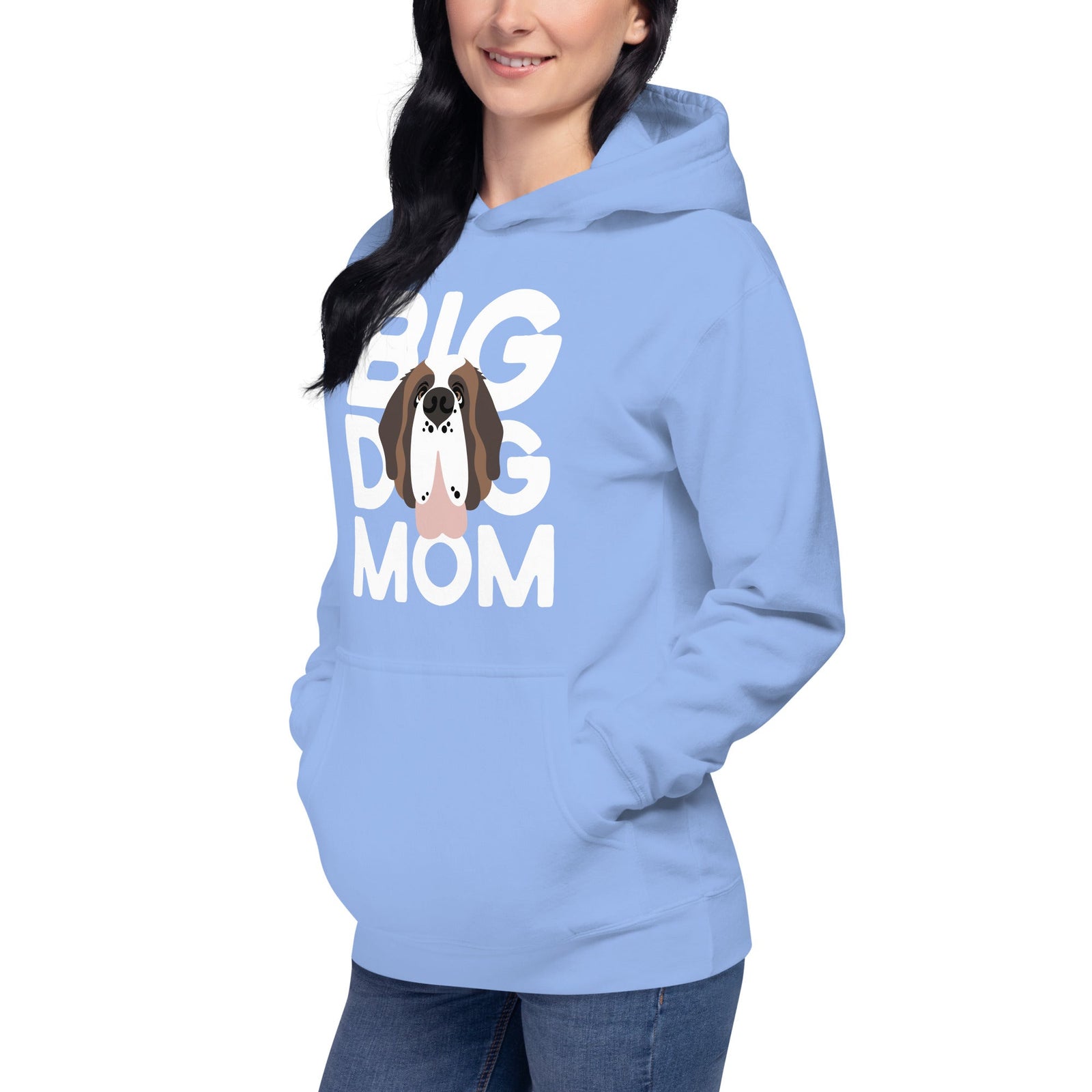 Big Dog Mom Saint Bernard Hoodie - Lucy + Norman