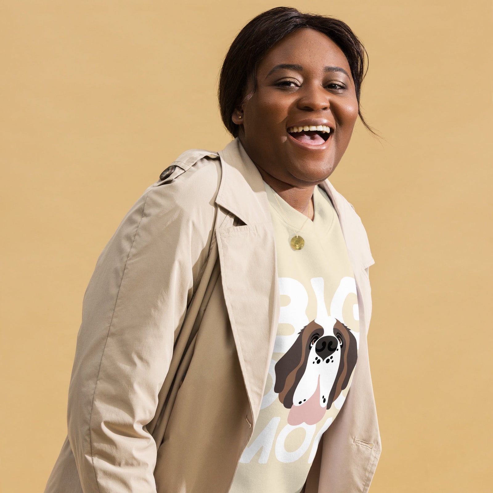 Big Dog Mom Saint Bernard Sweatshirt | Cozy Fleece Crewneck - Lucy + Norman