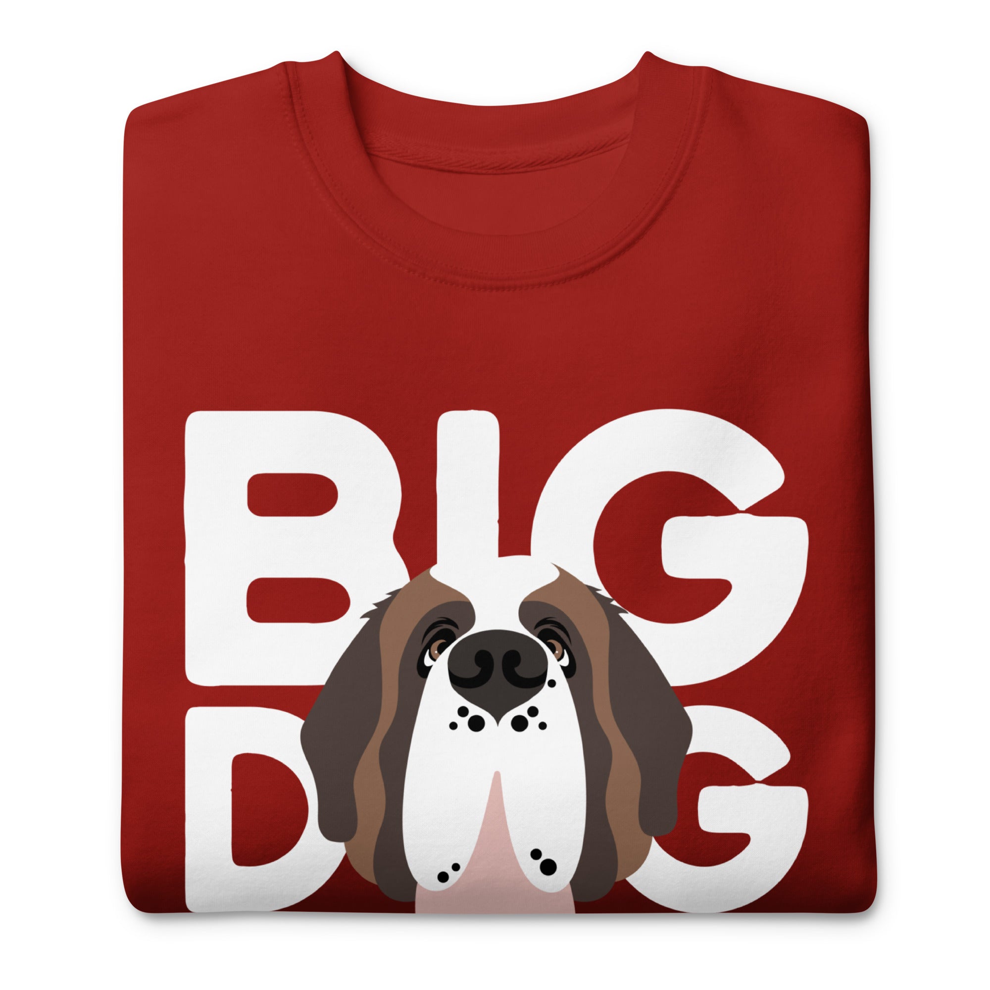 Big Dog Mom Saint Bernard Sweatshirt | Cozy Fleece Crewneck - Lucy + Norman