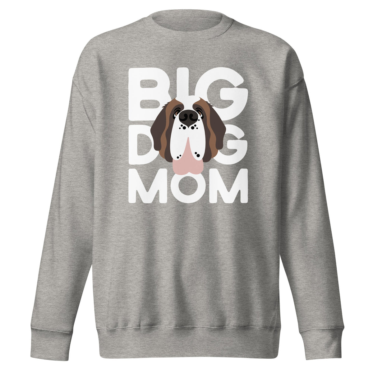 Big Dog Mom Saint Bernard Sweatshirt | Cozy Fleece Crewneck - Lucy + Norman