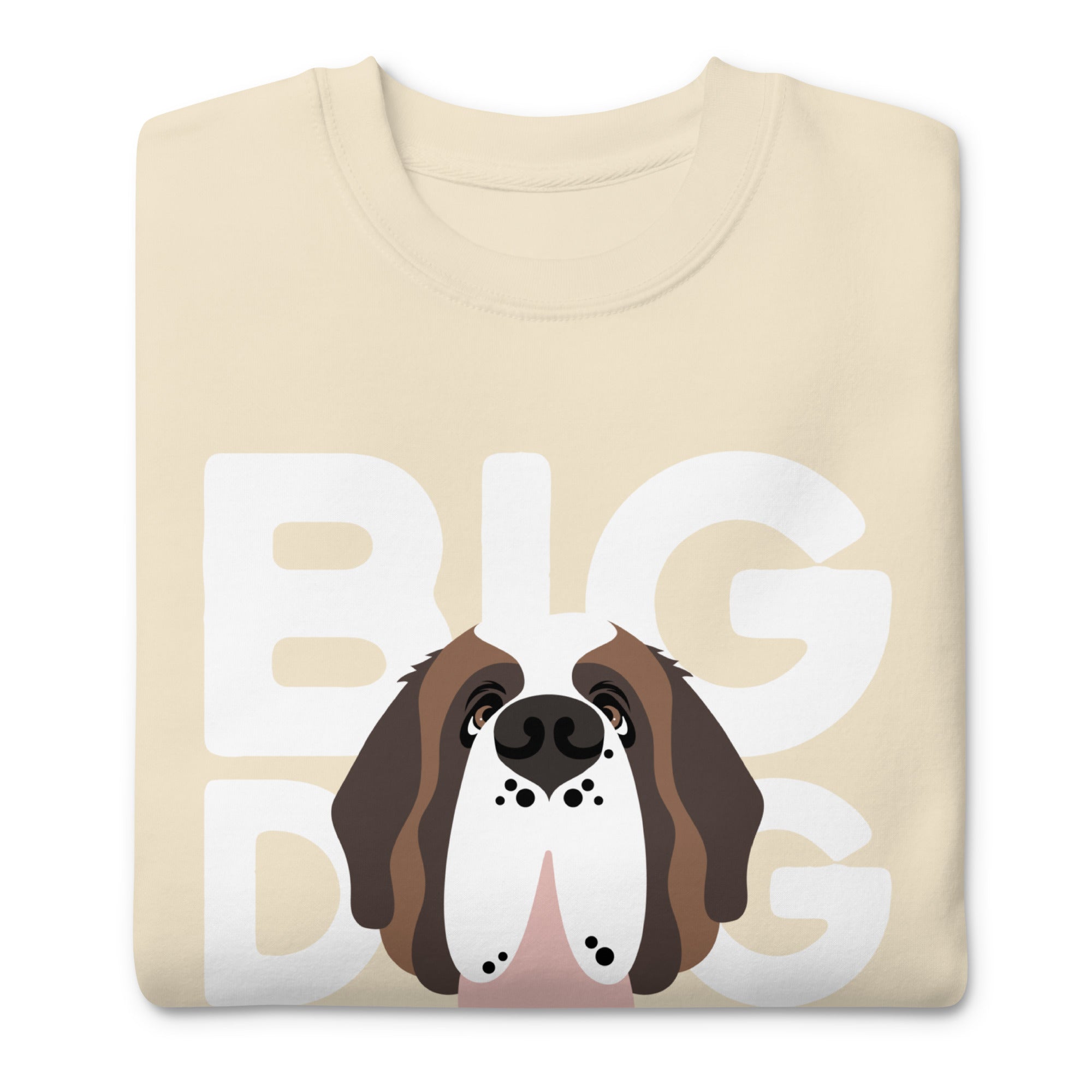 Big Dog Mom Saint Bernard Sweatshirt | Cozy Fleece Crewneck - Lucy + Norman