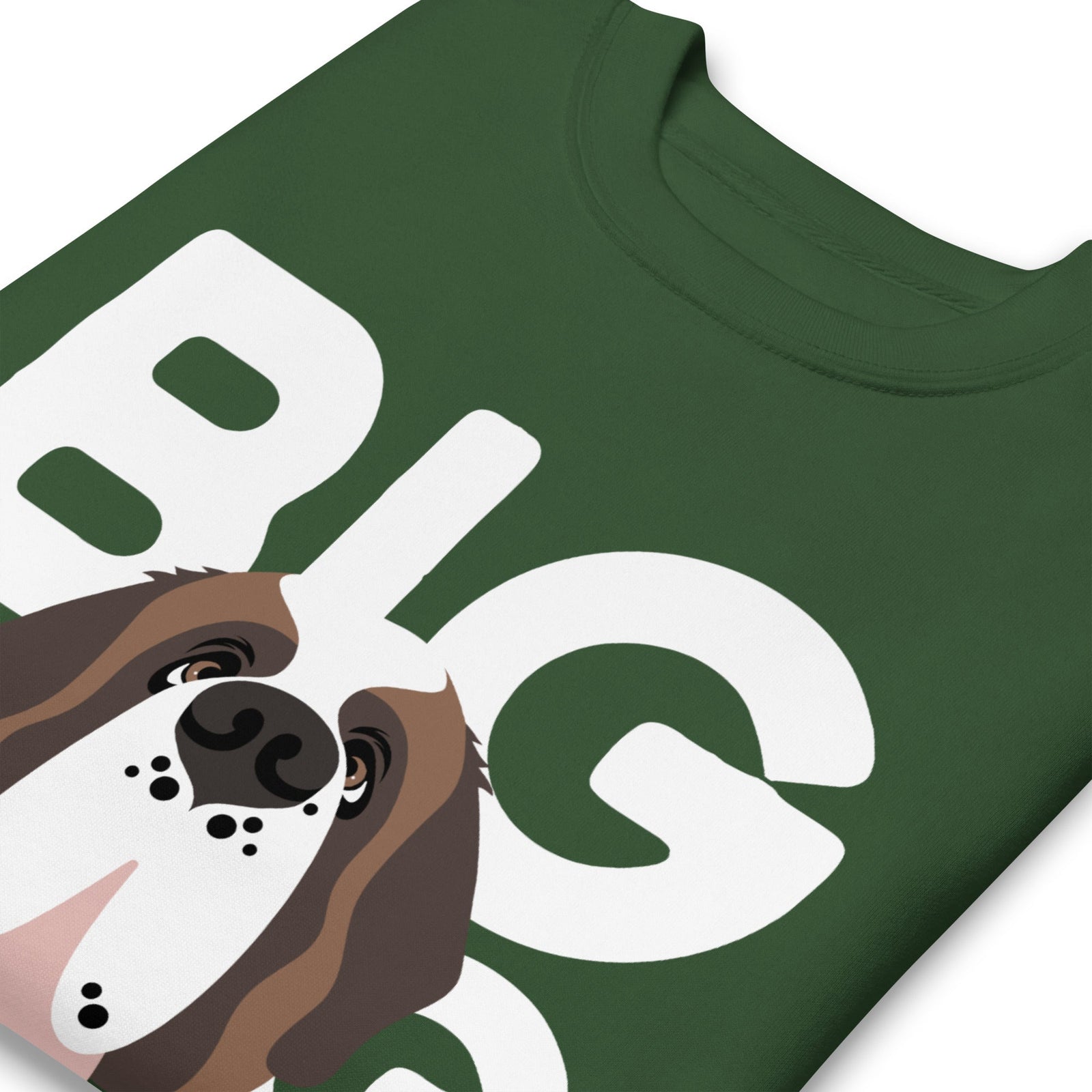 Big Dog Mom Saint Bernard Sweatshirt | Cozy Fleece Crewneck - Lucy + Norman