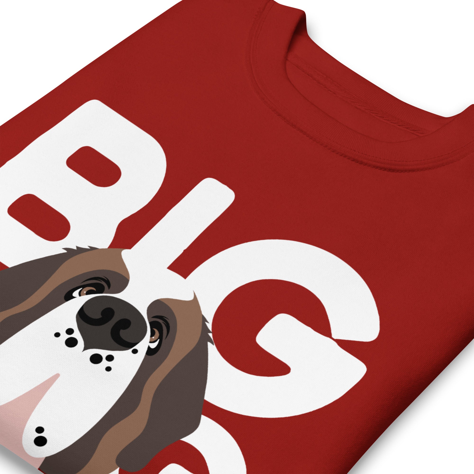 Big Dog Mom Saint Bernard Sweatshirt | Cozy Fleece Crewneck - Lucy + Norman