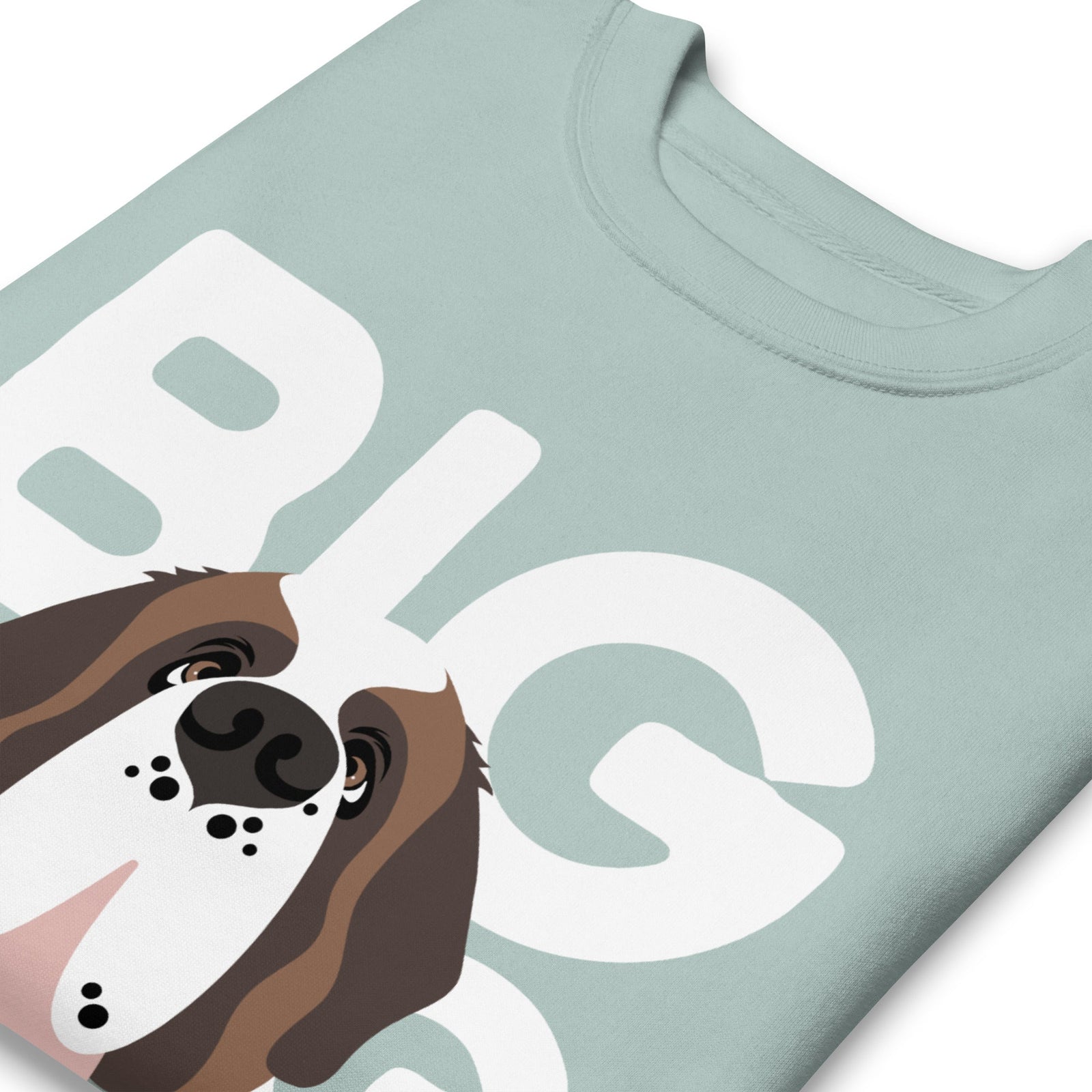 Big Dog Mom Saint Bernard Sweatshirt | Cozy Fleece Crewneck - Lucy + Norman