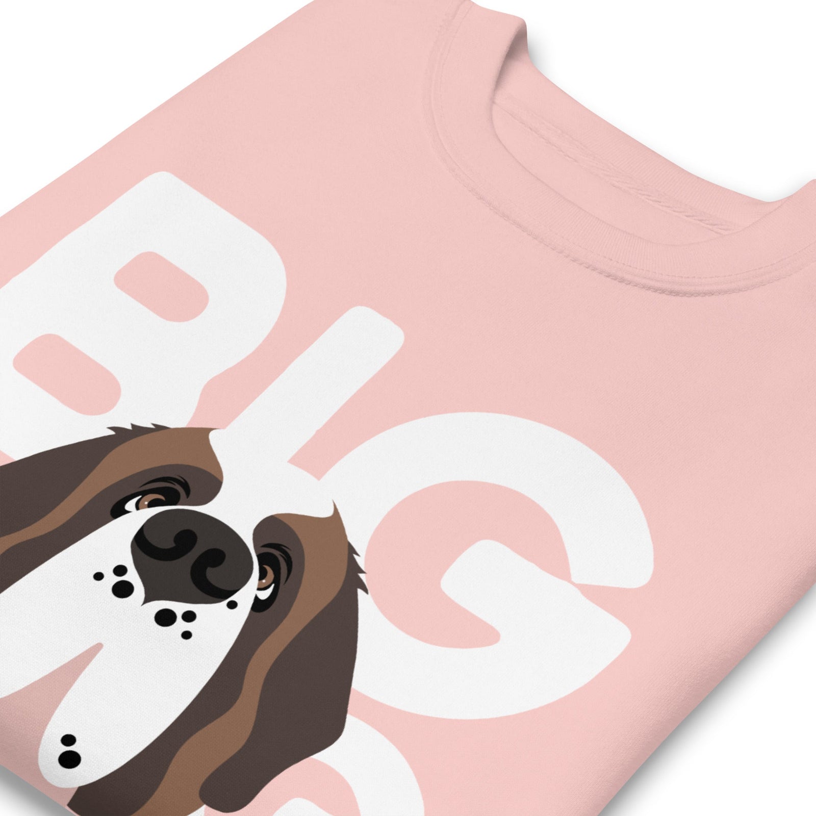 Big Dog Mom Saint Bernard Sweatshirt | Cozy Fleece Crewneck - Lucy + Norman