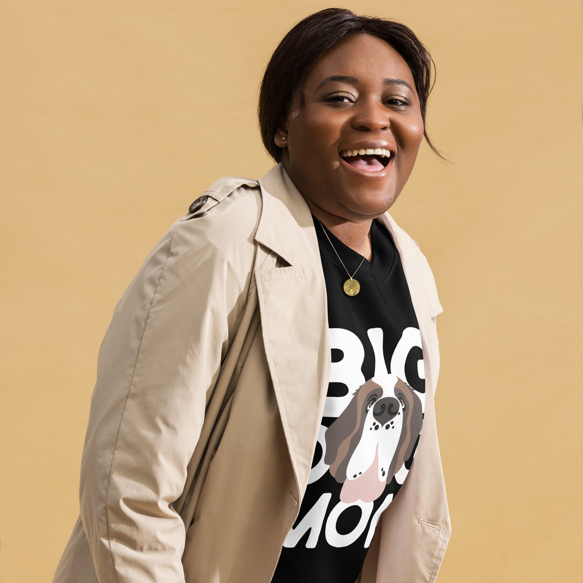 Big Dog Mom Saint Bernard Sweatshirt | Cozy Fleece Crewneck - Lucy + Norman