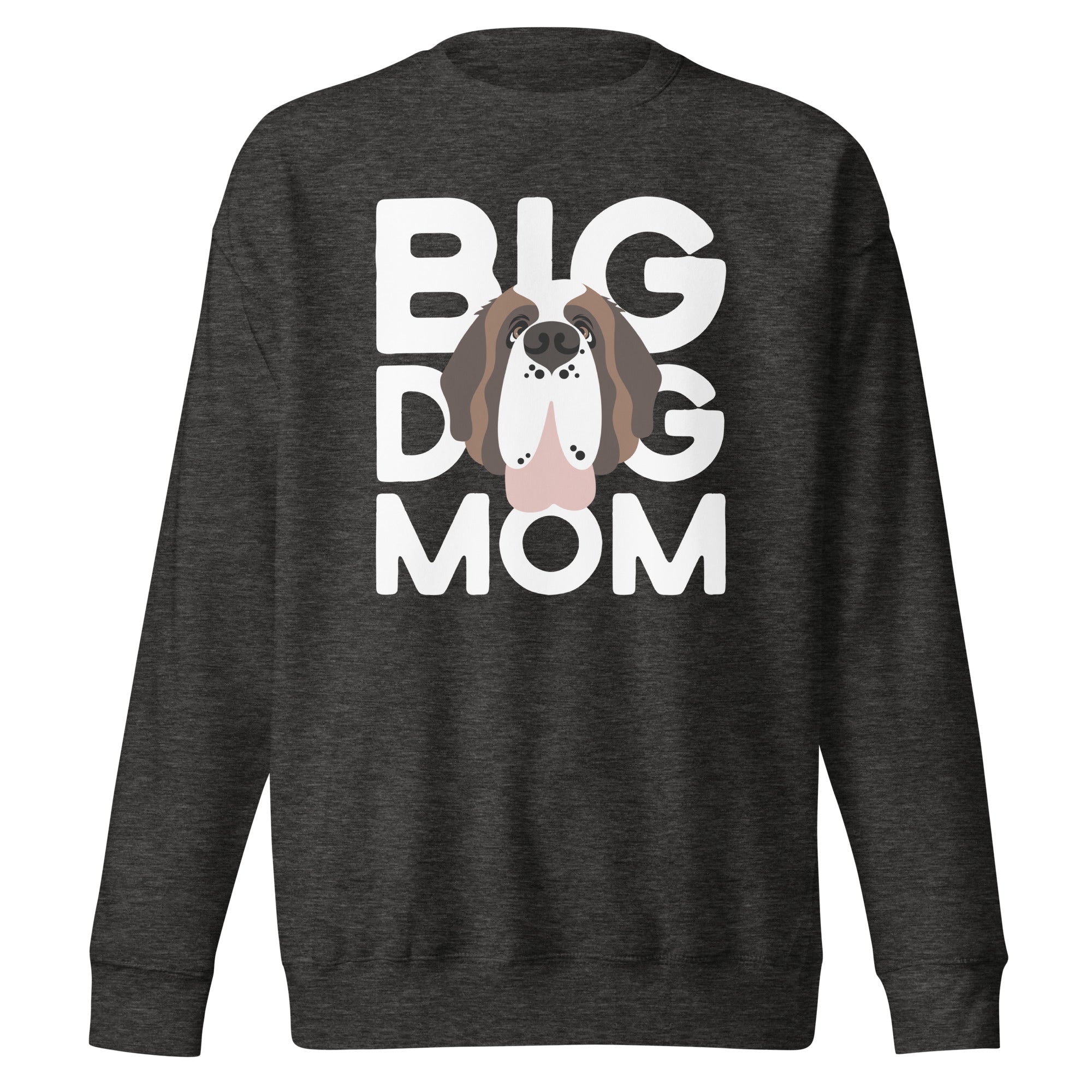 Big Dog Mom Saint Bernard Sweatshirt | Cozy Fleece Crewneck - Lucy + Norman