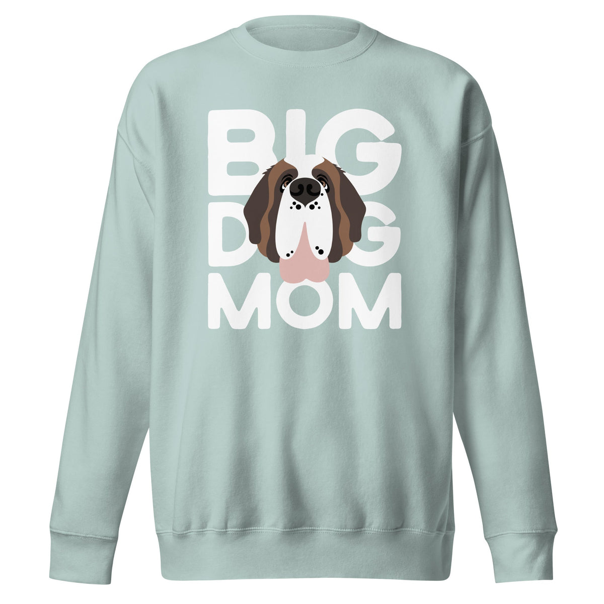 Big Dog Mom Saint Bernard Sweatshirt | Cozy Fleece Crewneck - Lucy + Norman