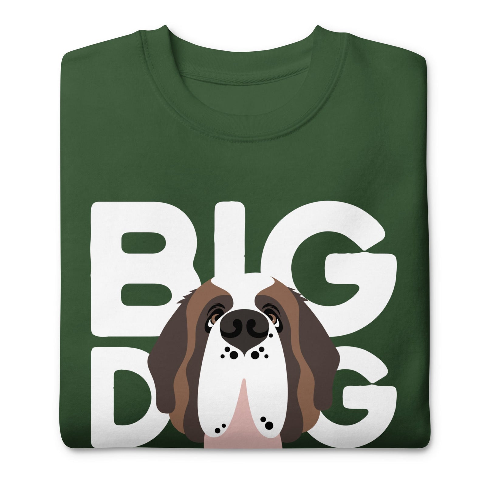 Big Dog Mom Saint Bernard Sweatshirt | Cozy Fleece Crewneck - Lucy + Norman