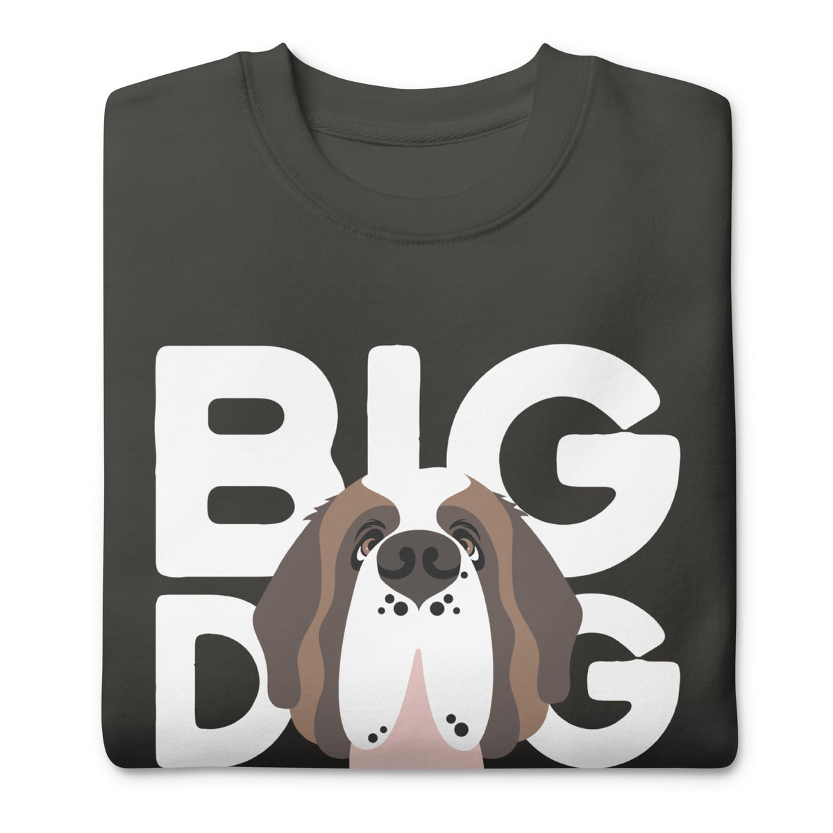 Big Dog Mom Saint Bernard Sweatshirt | Cozy Fleece Crewneck - Lucy + Norman