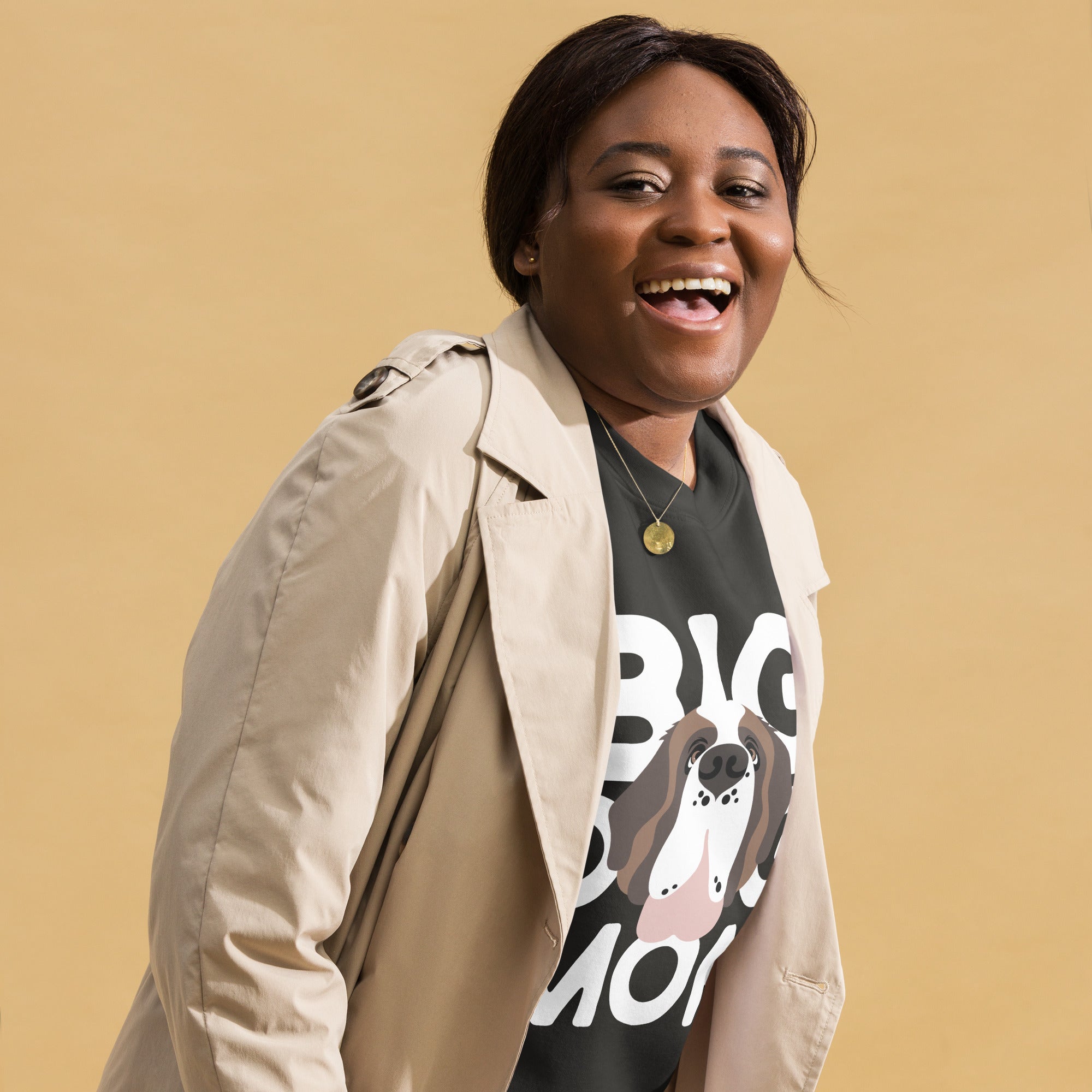 Big Dog Mom Saint Bernard Sweatshirt | Cozy Fleece Crewneck - Lucy + Norman