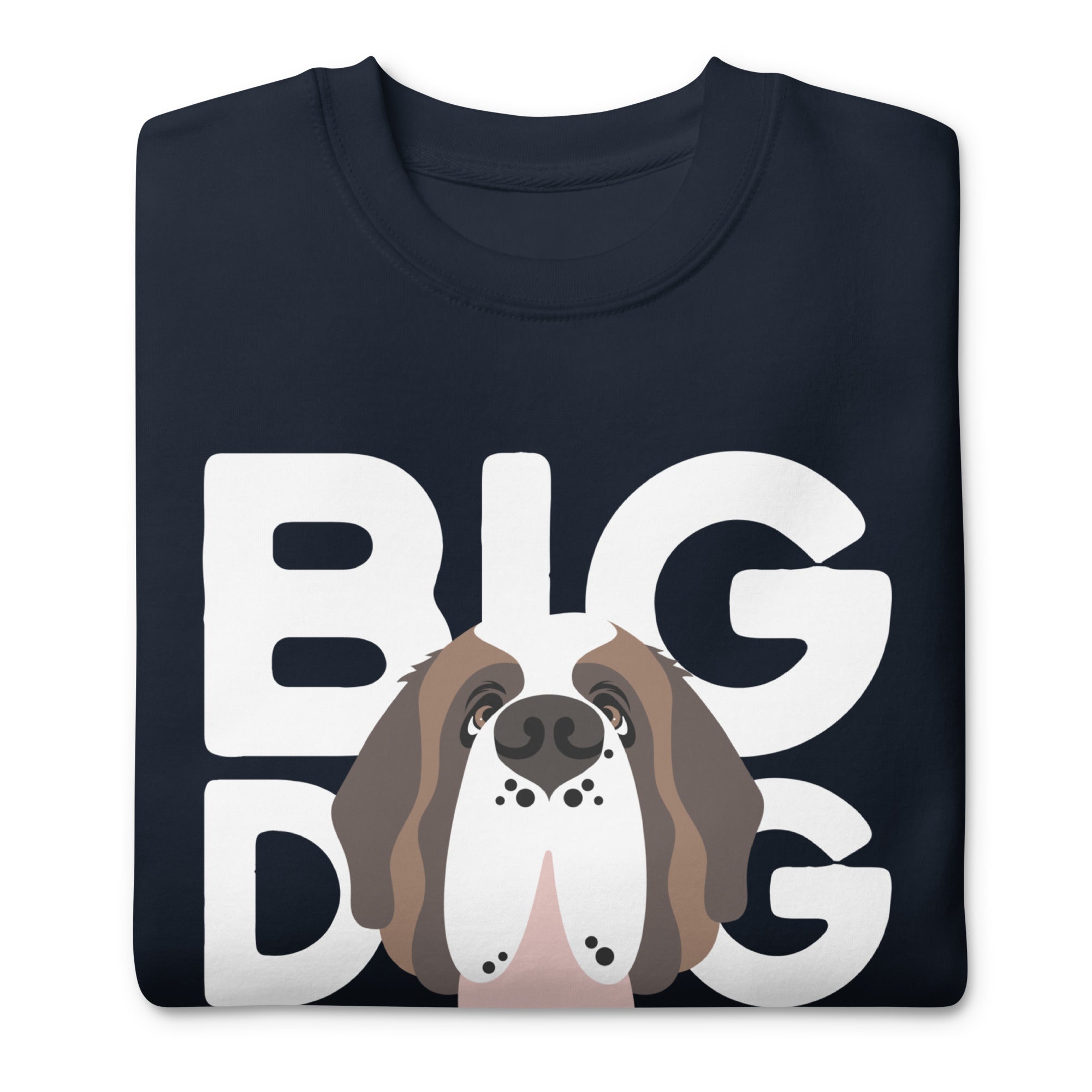 Big Dog Mom Saint Bernard Sweatshirt | Cozy Fleece Crewneck - Lucy + Norman