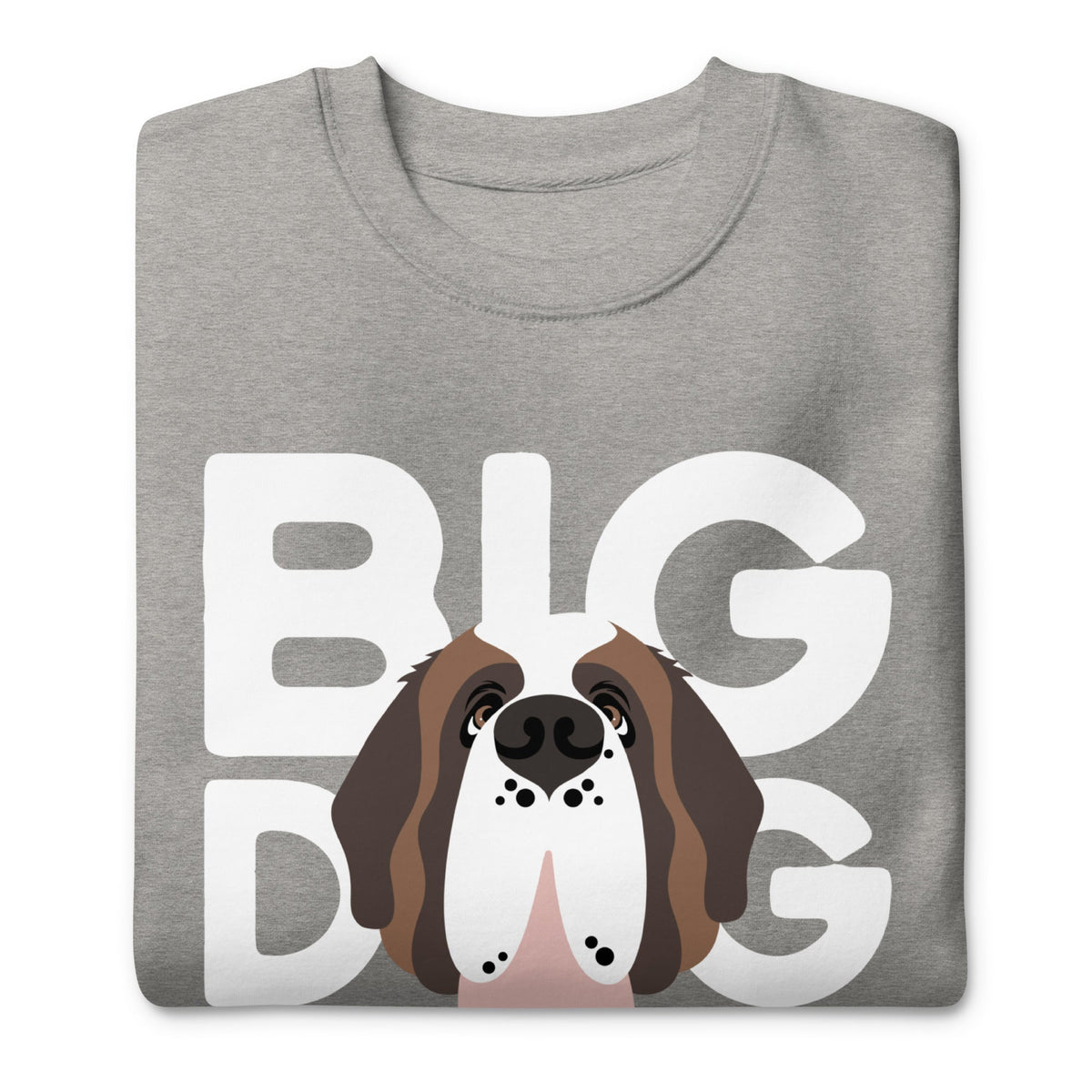 Big Dog Mom Saint Bernard Sweatshirt | Cozy Fleece Crewneck - Lucy + Norman