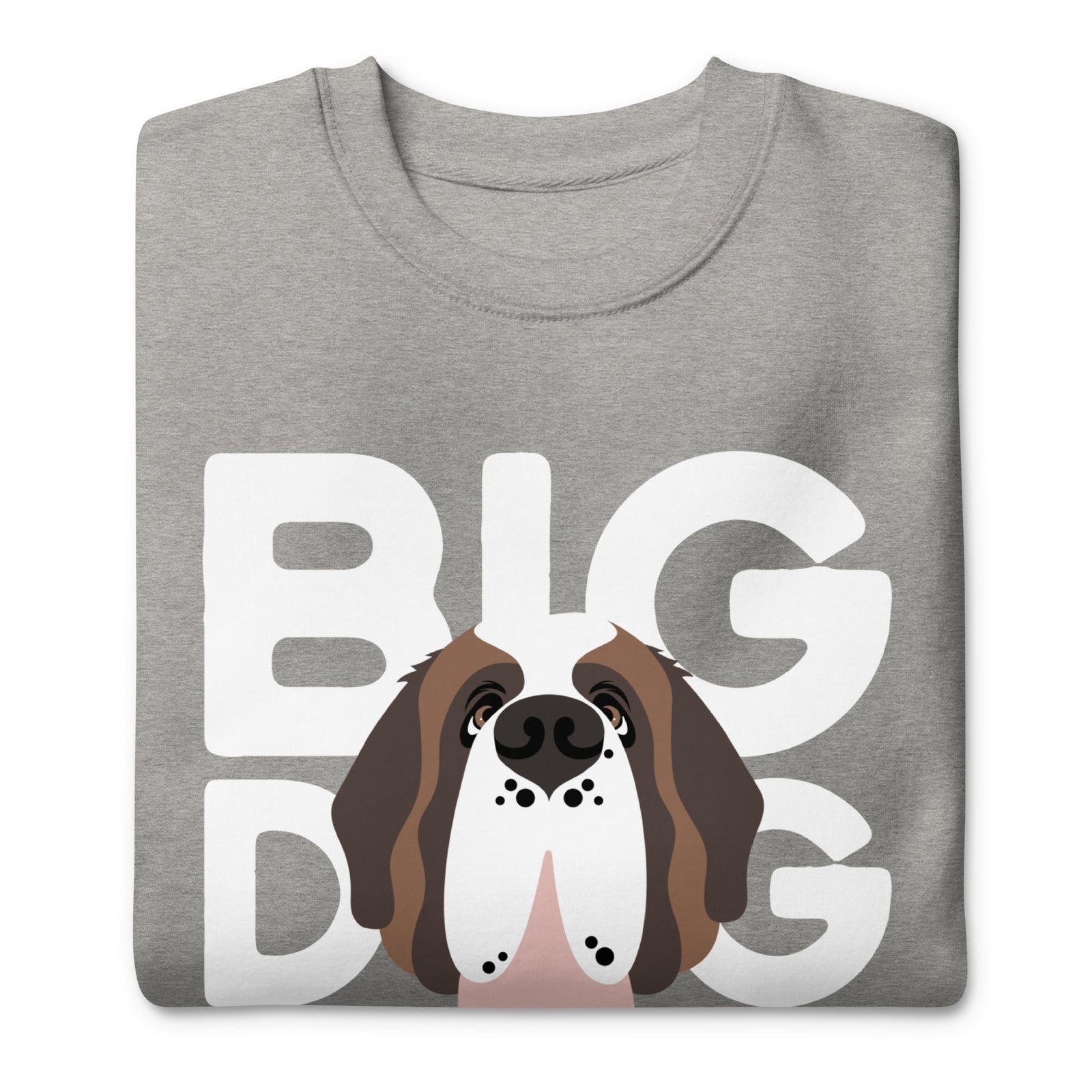 Big Dog Mom Saint Bernard Sweatshirt | Cozy Fleece Crewneck - Lucy + Norman