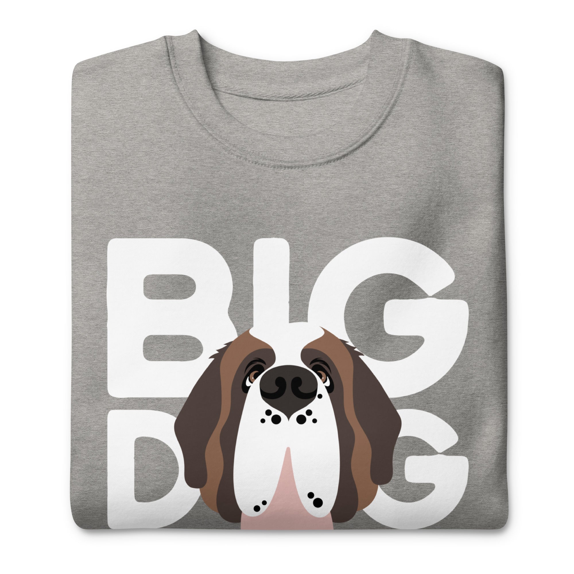 Big Dog Mom Saint Bernard Sweatshirt | Cozy Fleece Crewneck - Lucy + Norman