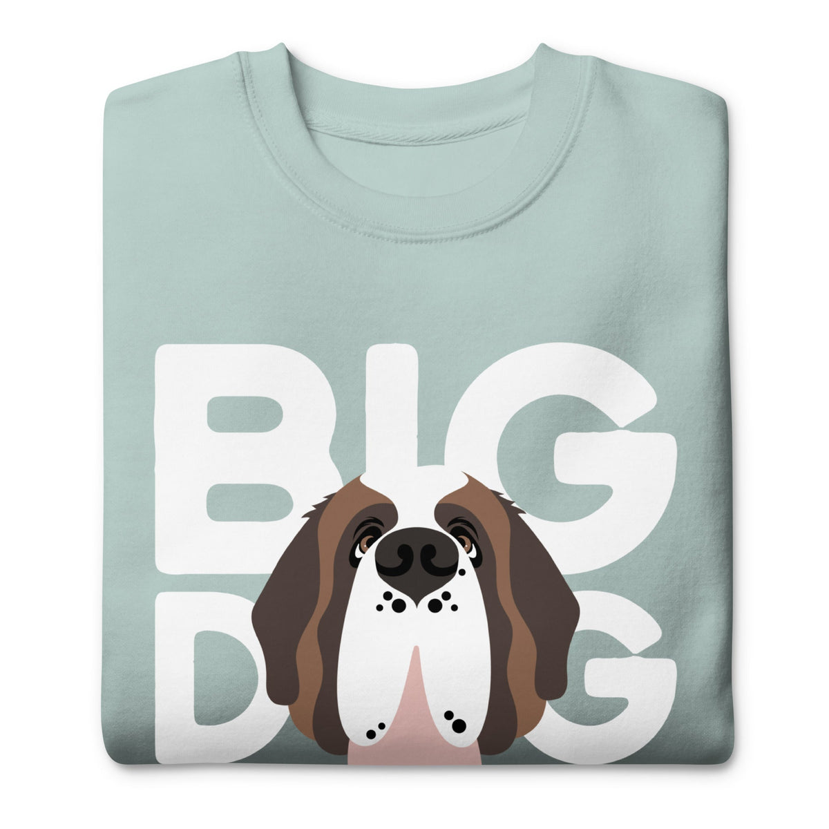 Big Dog Mom Saint Bernard Sweatshirt | Cozy Fleece Crewneck - Lucy + Norman