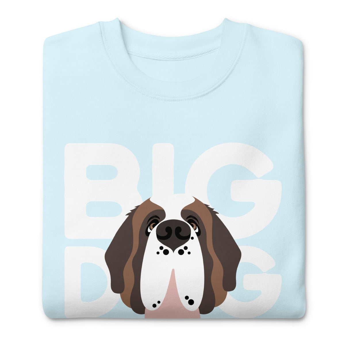 Big Dog Mom Saint Bernard Sweatshirt | Cozy Fleece Crewneck - Lucy + Norman