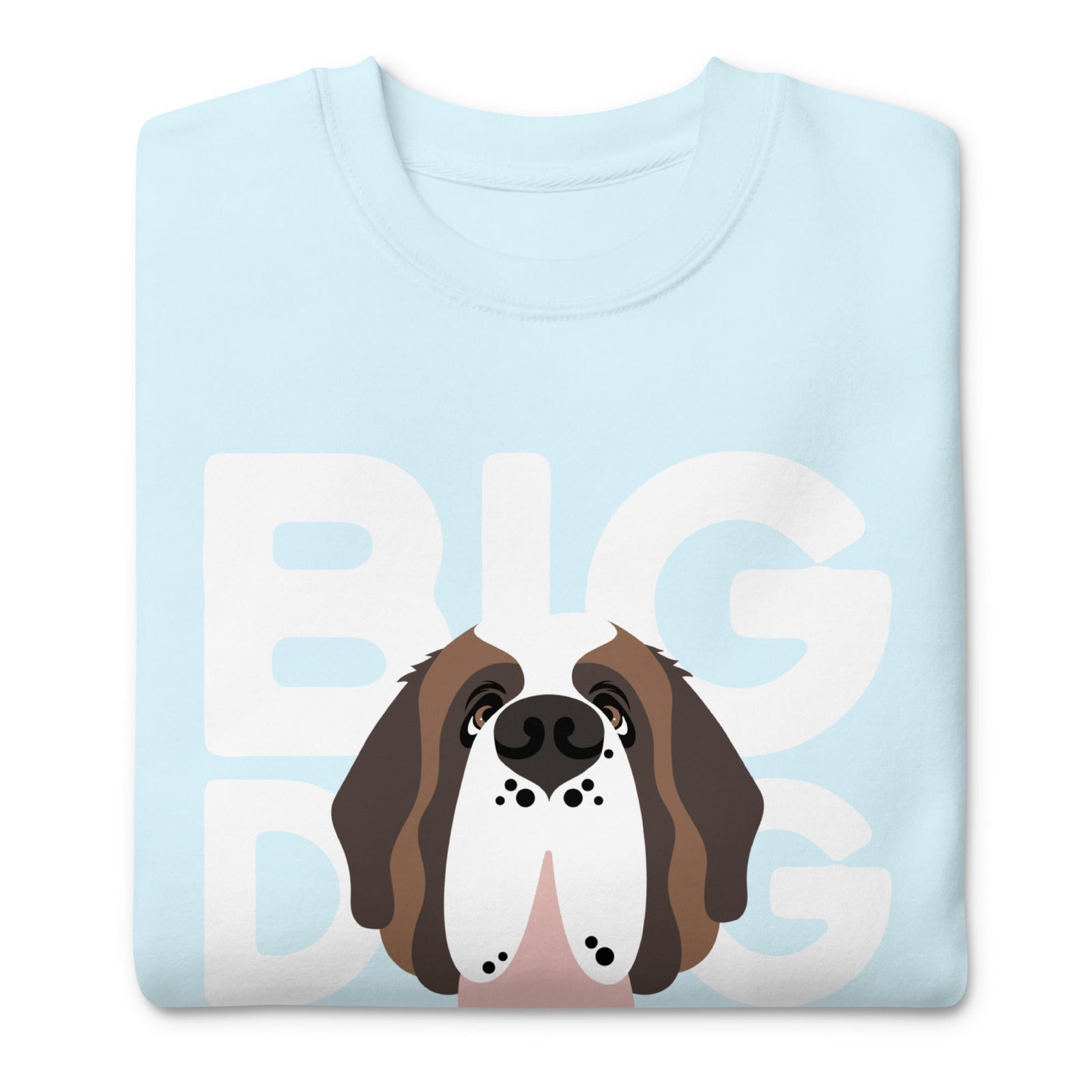 Big Dog Mom Saint Bernard Sweatshirt | Cozy Fleece Crewneck - Lucy + Norman