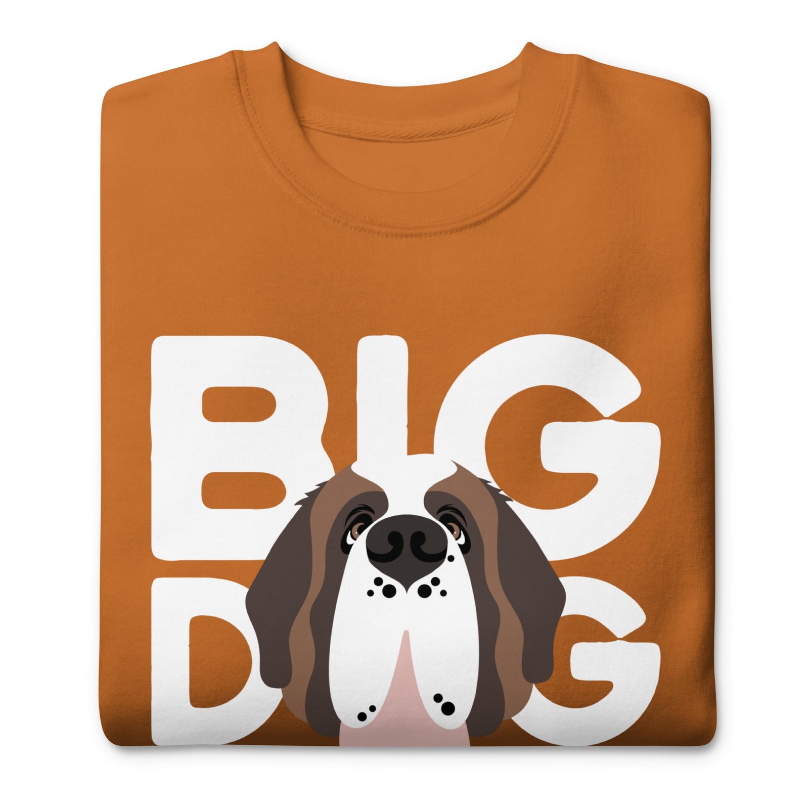 Big Dog Mom Saint Bernard Sweatshirt | Cozy Fleece Crewneck - Lucy + Norman