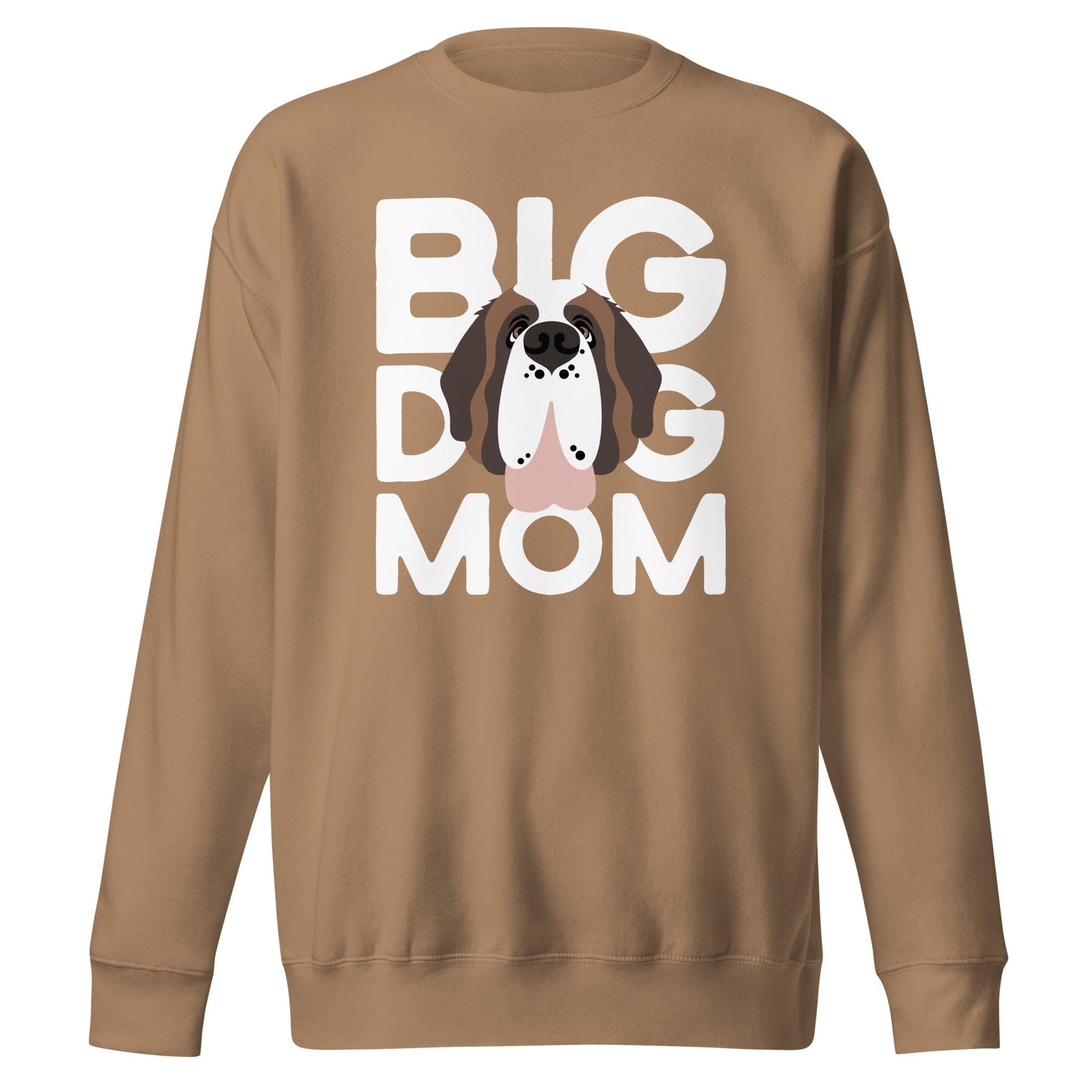 Big Dog Mom Saint Bernard Sweatshirt | Cozy Fleece Crewneck - Lucy + Norman