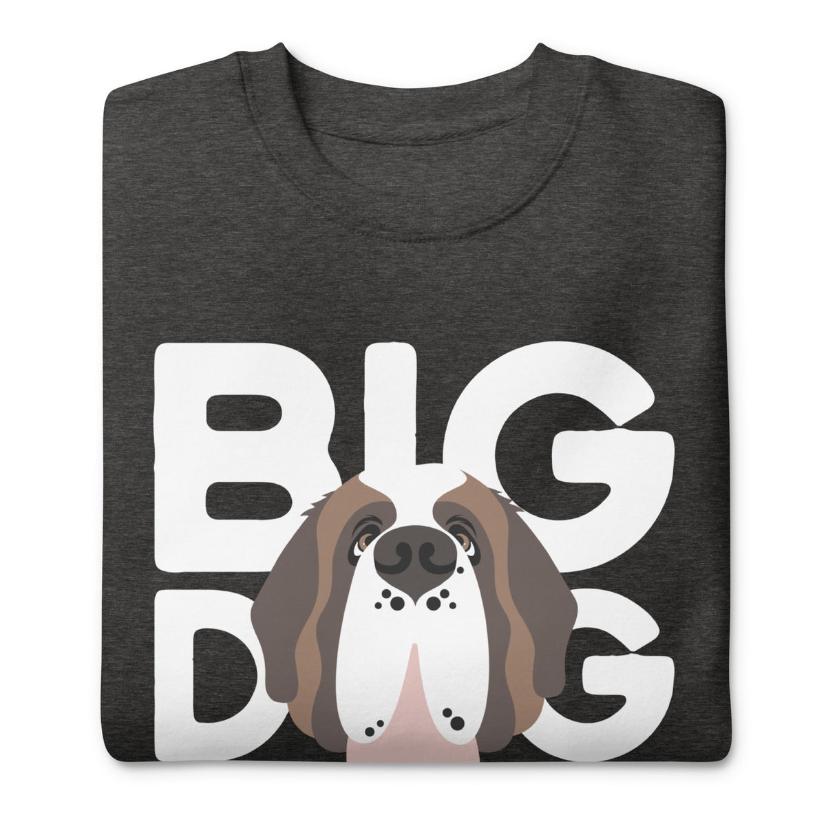 Big Dog Mom Saint Bernard Sweatshirt | Cozy Fleece Crewneck - Lucy + Norman