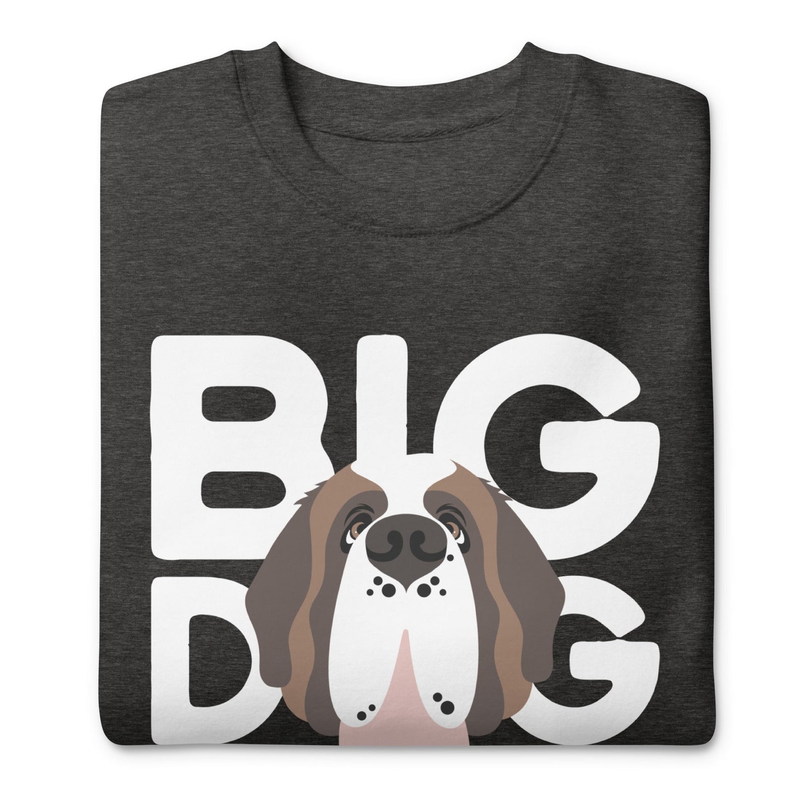 Big Dog Mom Saint Bernard Sweatshirt | Cozy Fleece Crewneck - Lucy + Norman