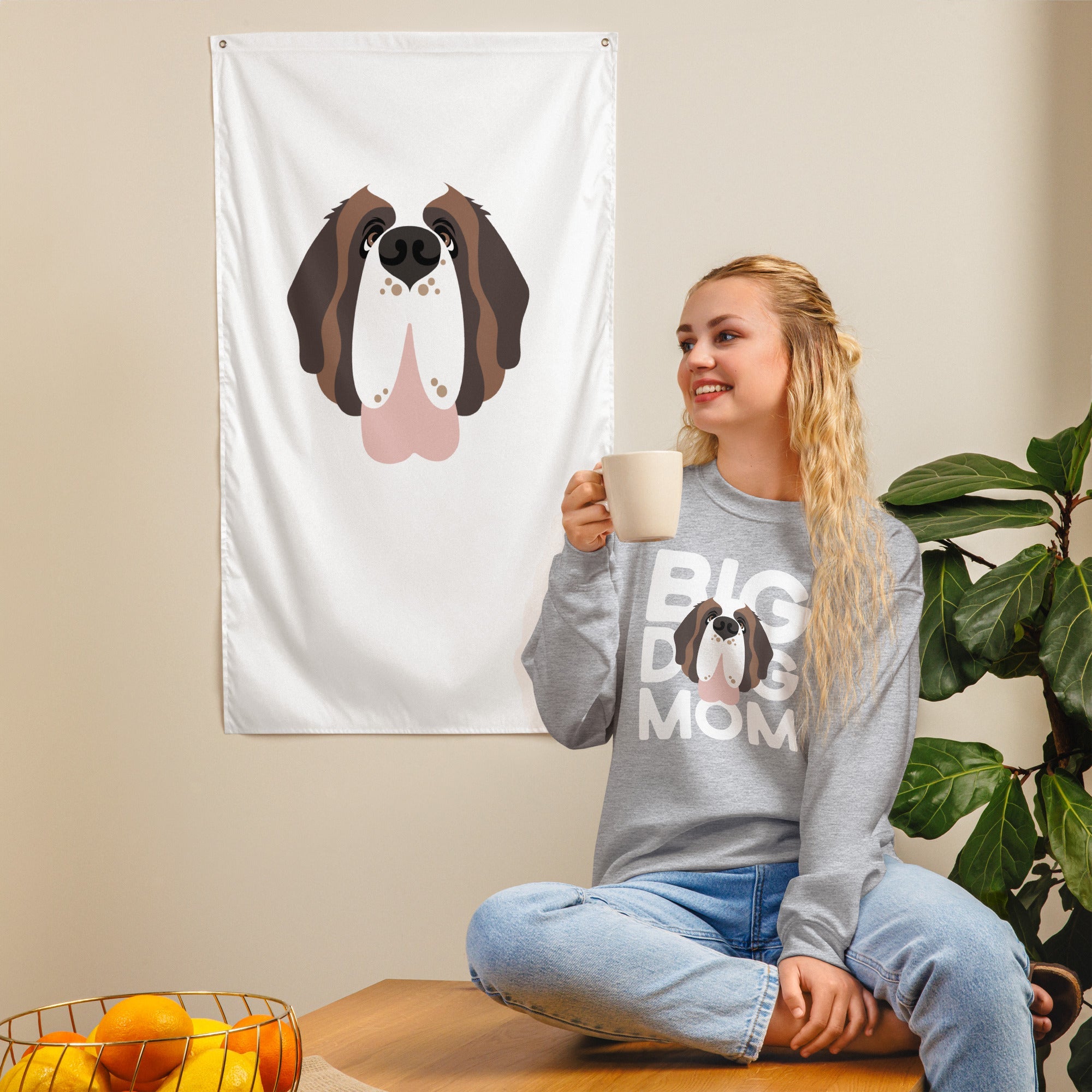 Big Dog Mom Sweatshirt - Lucy + Norman