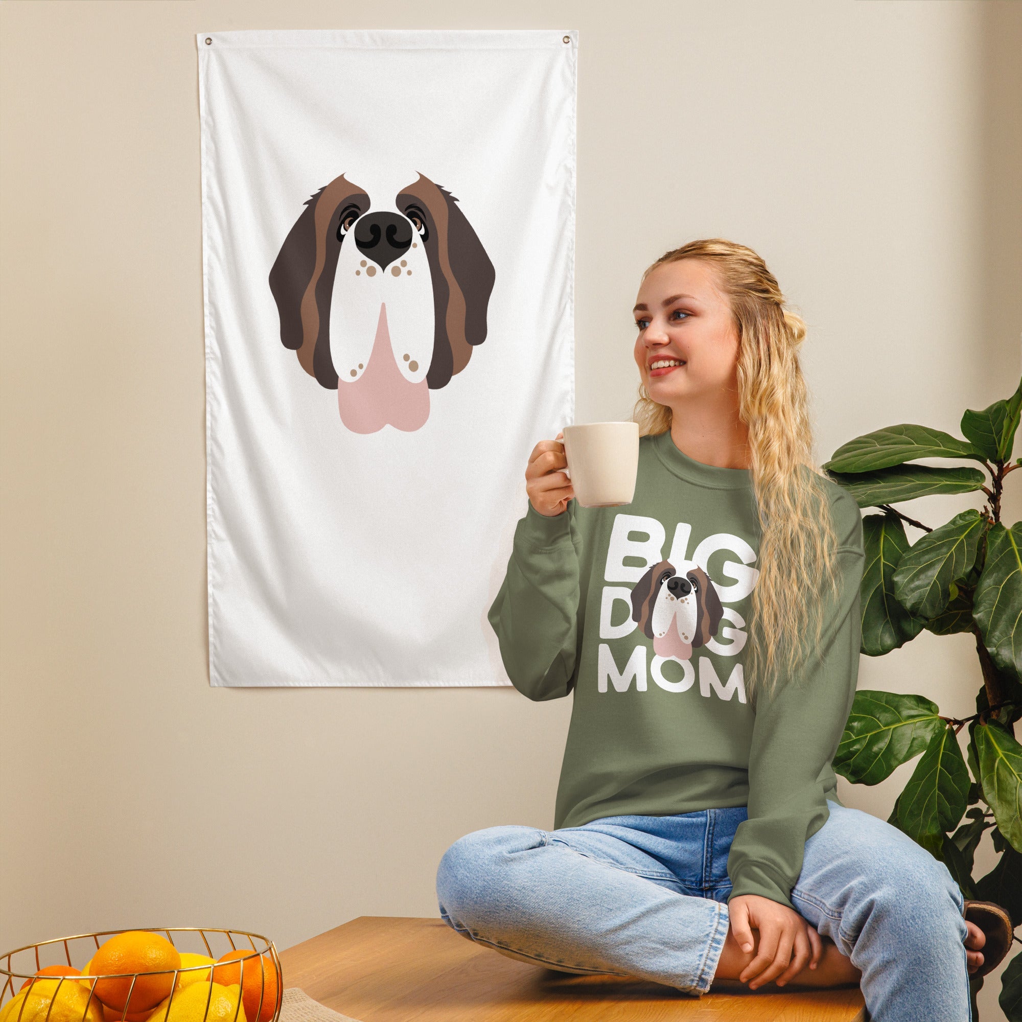 Big Dog Mom Sweatshirt - Lucy + Norman