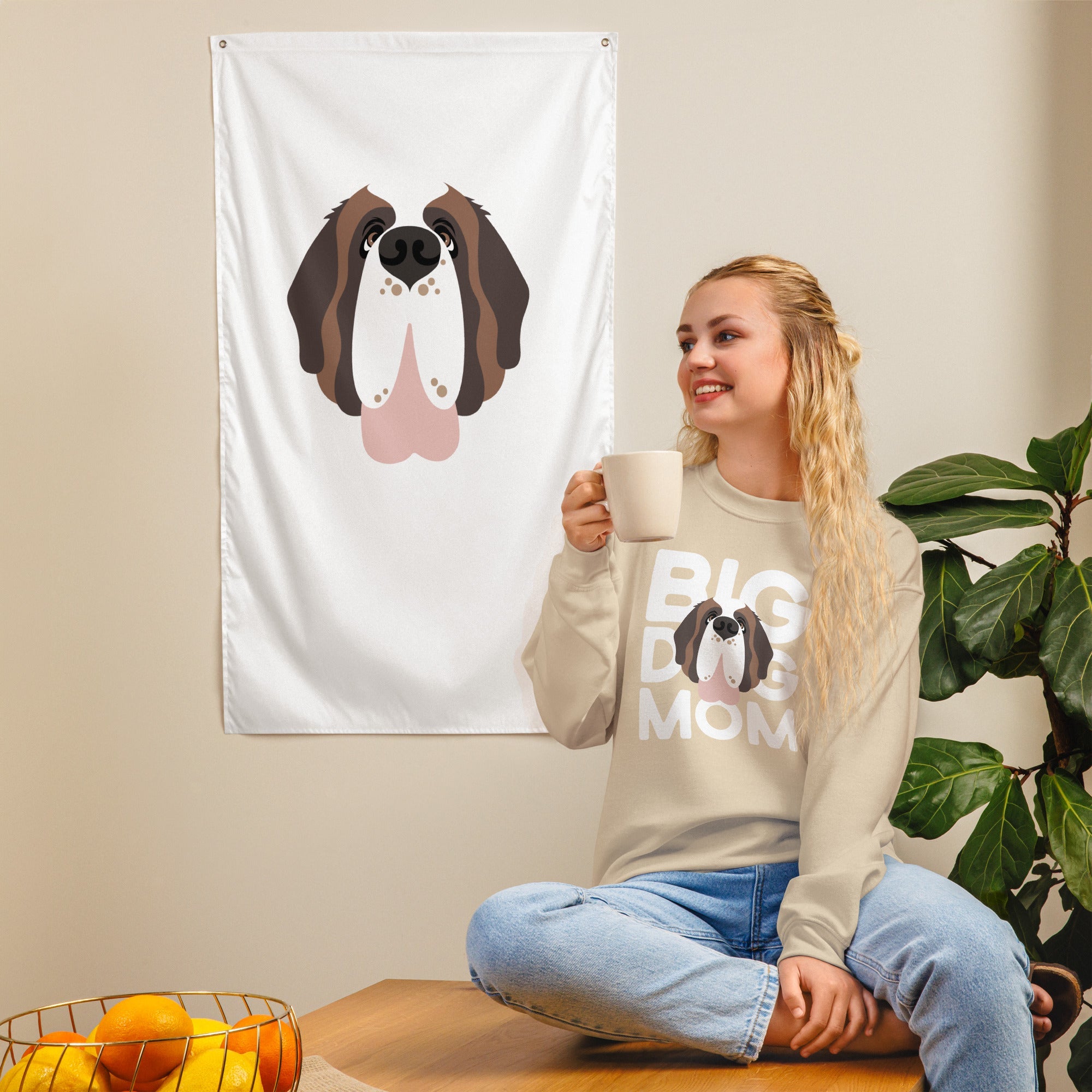 Big Dog Mom Sweatshirt - Lucy + Norman