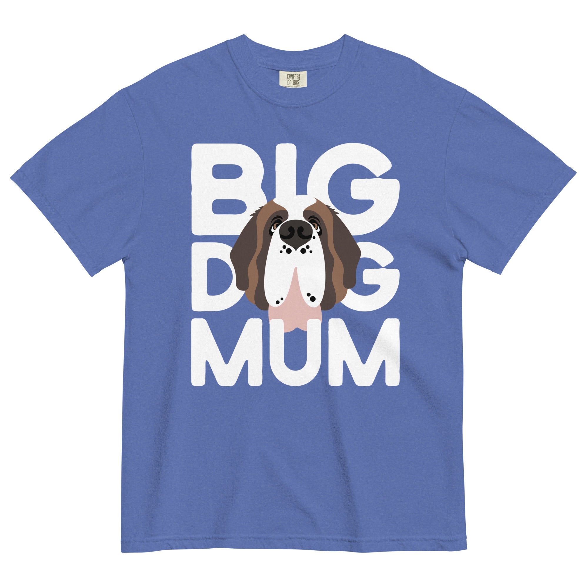 Big Dog Mum Comfort Colors Dark Tones T-Shirt - Lucy + Norman