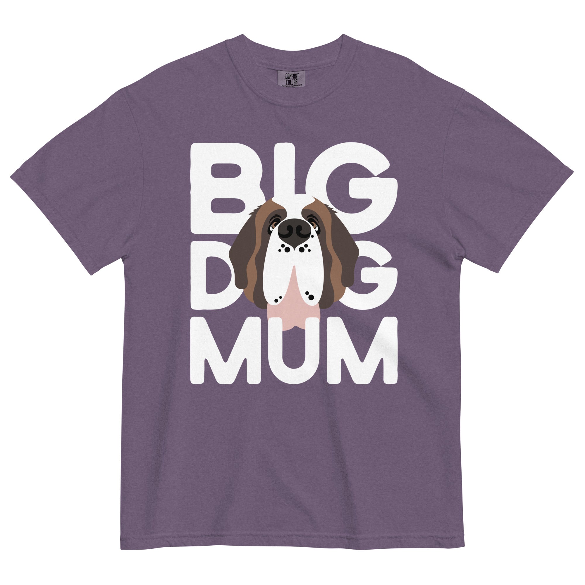 Big Dog Mum Comfort Colors Dark Tones T-Shirt - Lucy + Norman