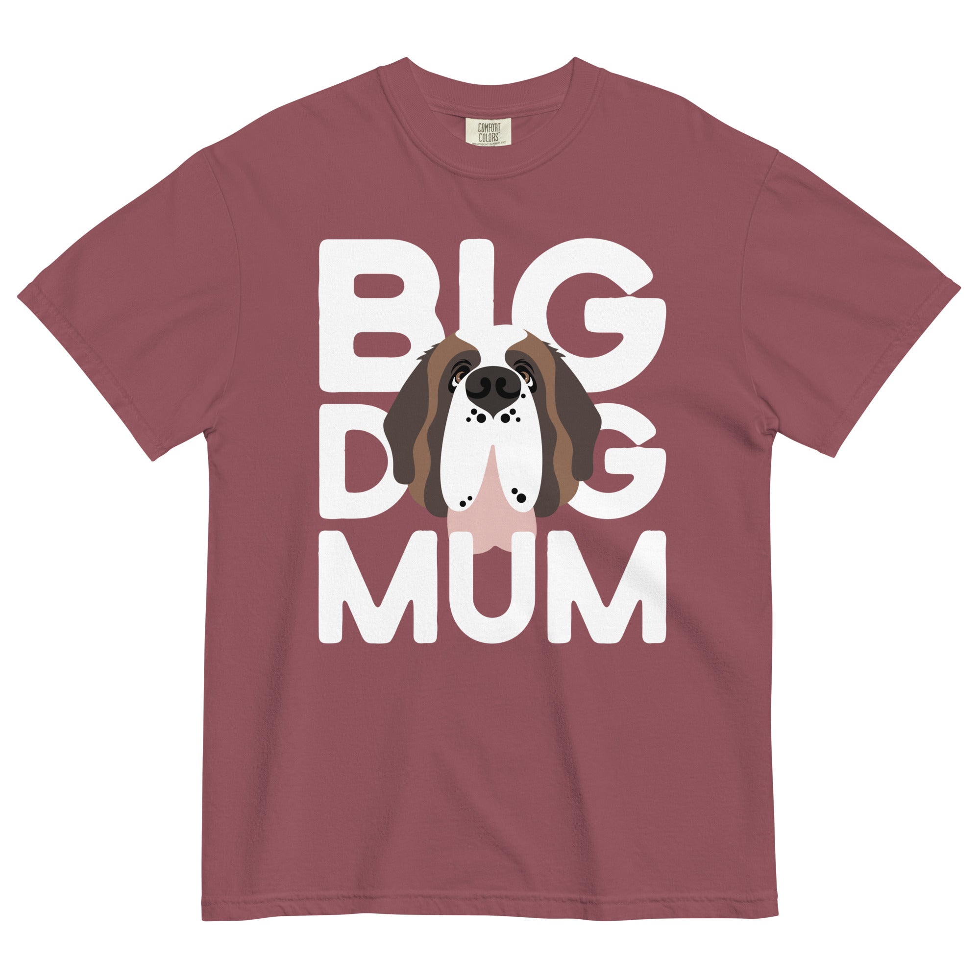 Big Dog Mum Comfort Colors Dark Tones T-Shirt - Lucy + Norman
