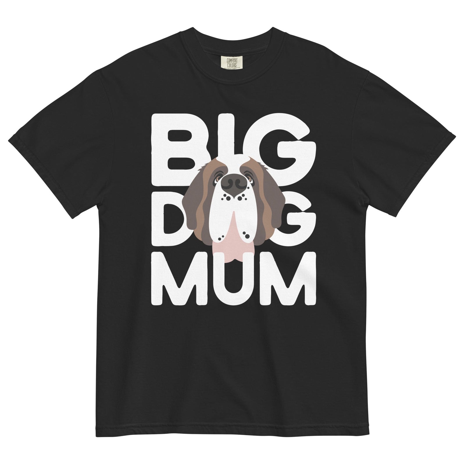 Big Dog Mum Comfort Colors Dark Tones T-Shirt - Lucy + Norman