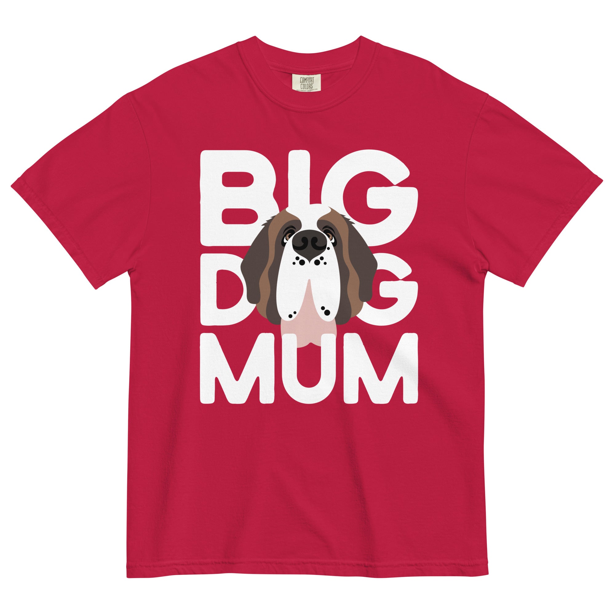 Big Dog Mum Comfort Colors Dark Tones T-Shirt - Lucy + Norman