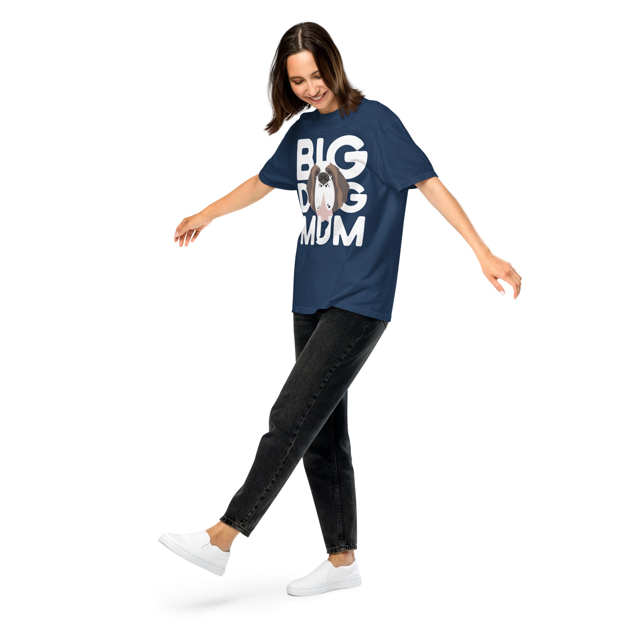 Big Dog Mum Comfort Colors Dark Tones T-Shirt - Lucy + Norman