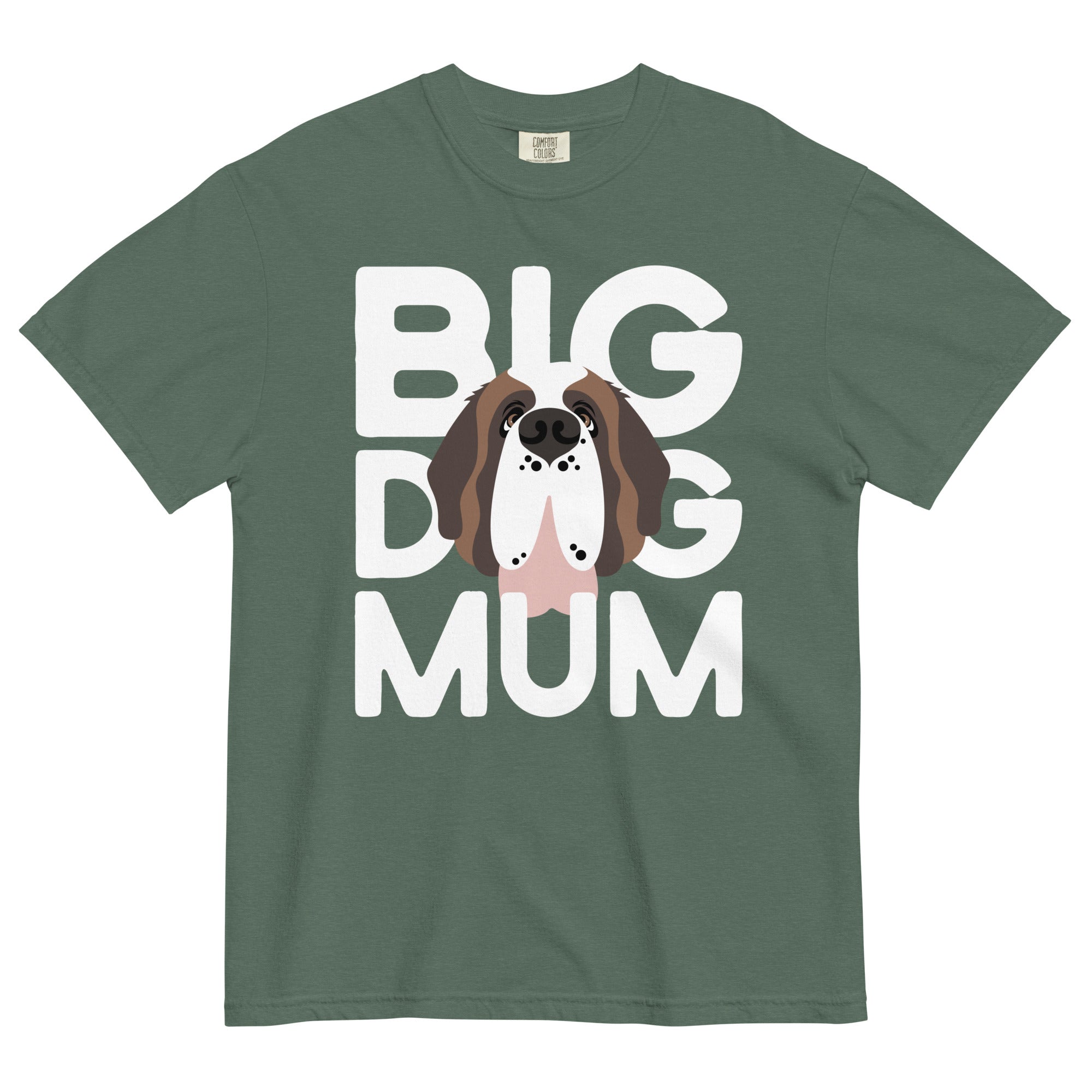 Big Dog Mum Comfort Colors Dark Tones T-Shirt - Lucy + Norman