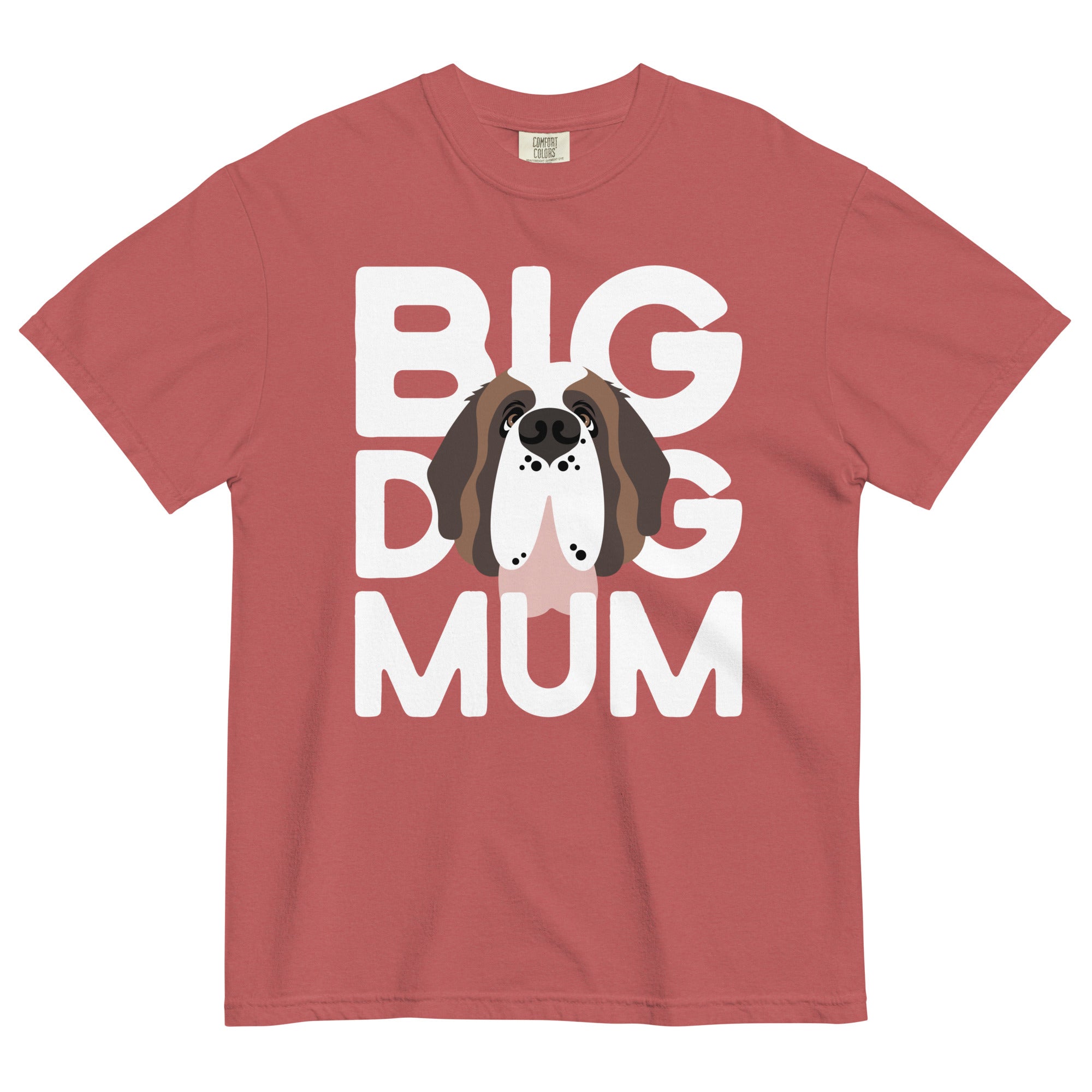 Big Dog Mum Comfort Colors Dark Tones T-Shirt - Lucy + Norman
