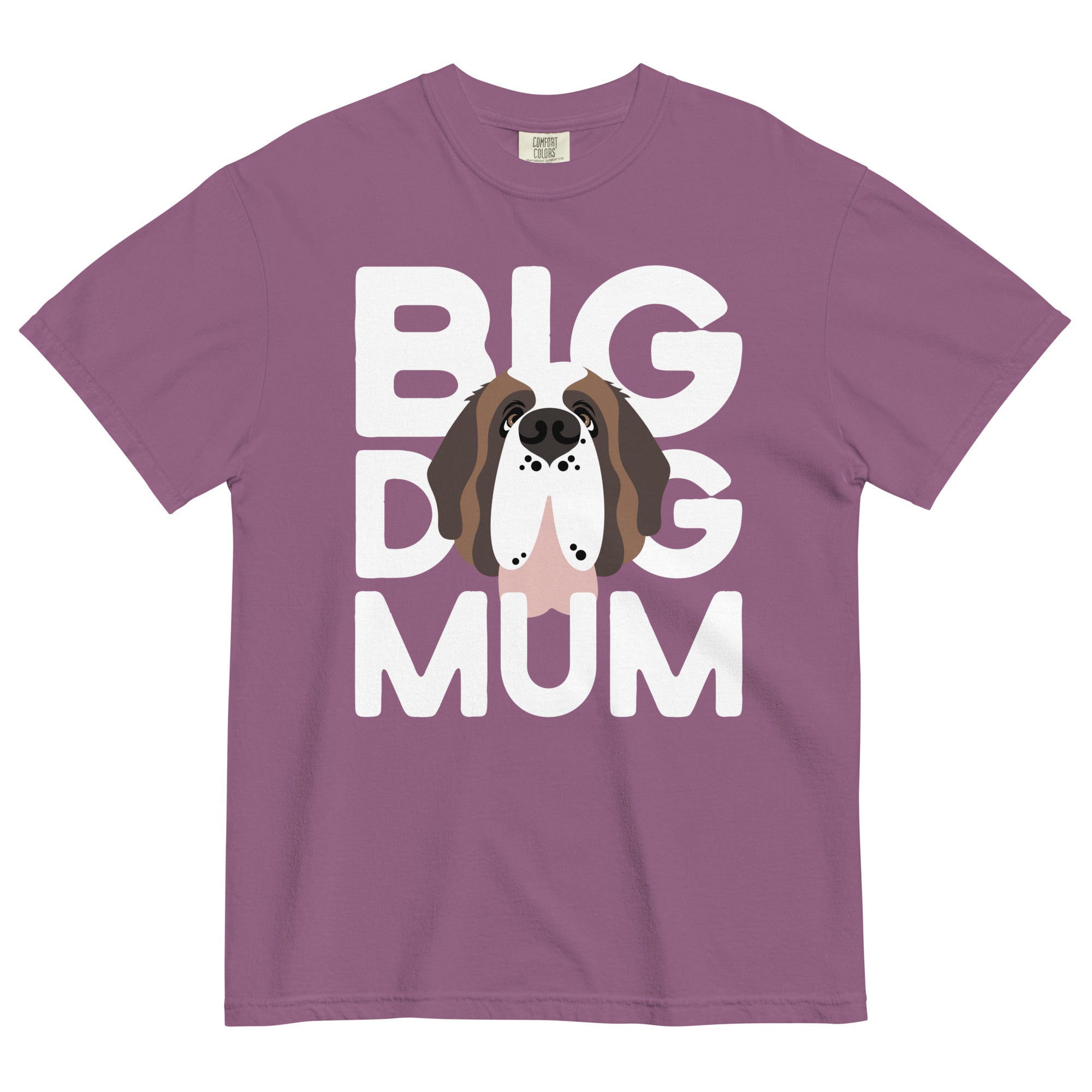 Big Dog Mum Comfort Colors Dark Tones T-Shirt - Lucy + Norman