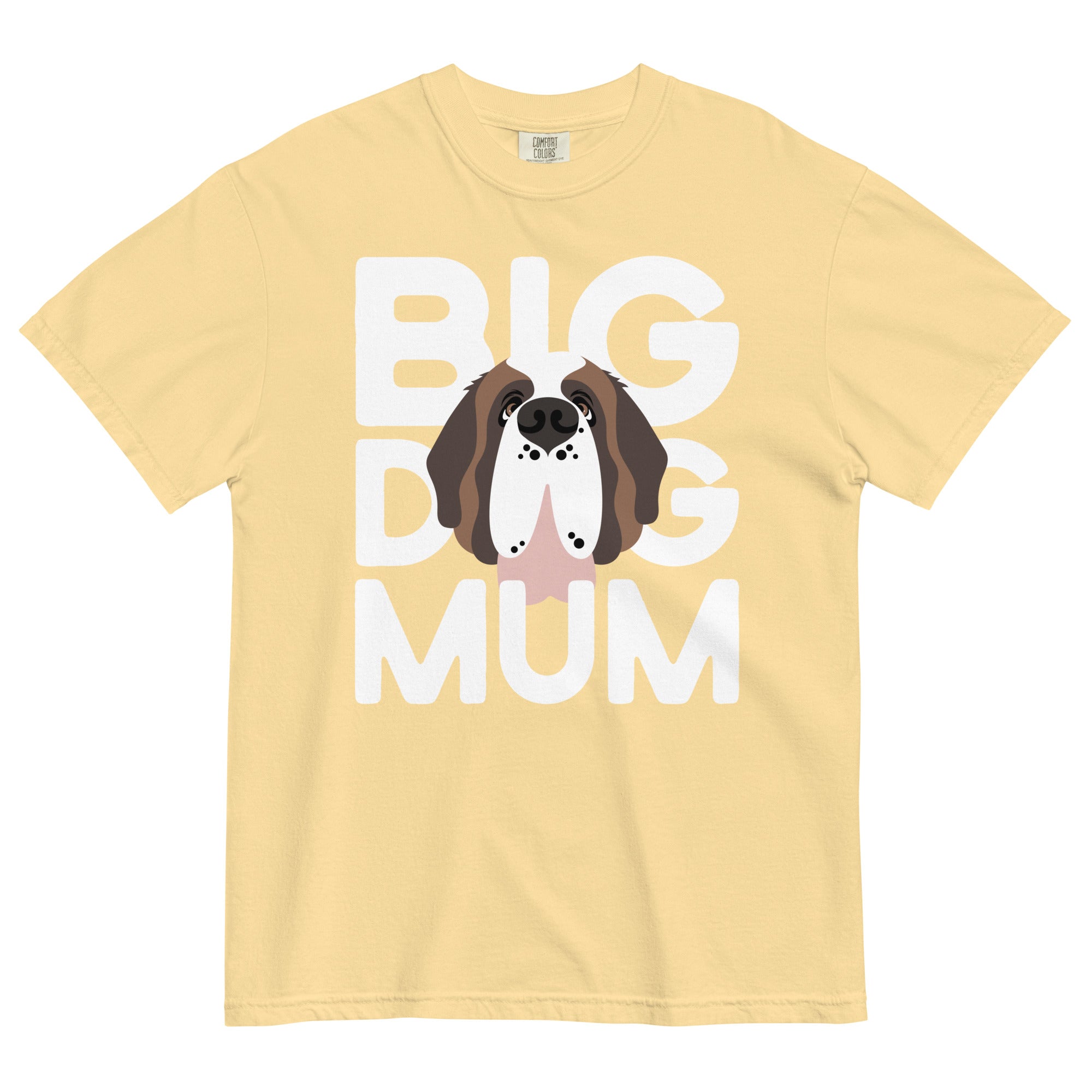 Big Dog Mum Comfort Colors Light Tones T-Shirt - Lucy + Norman