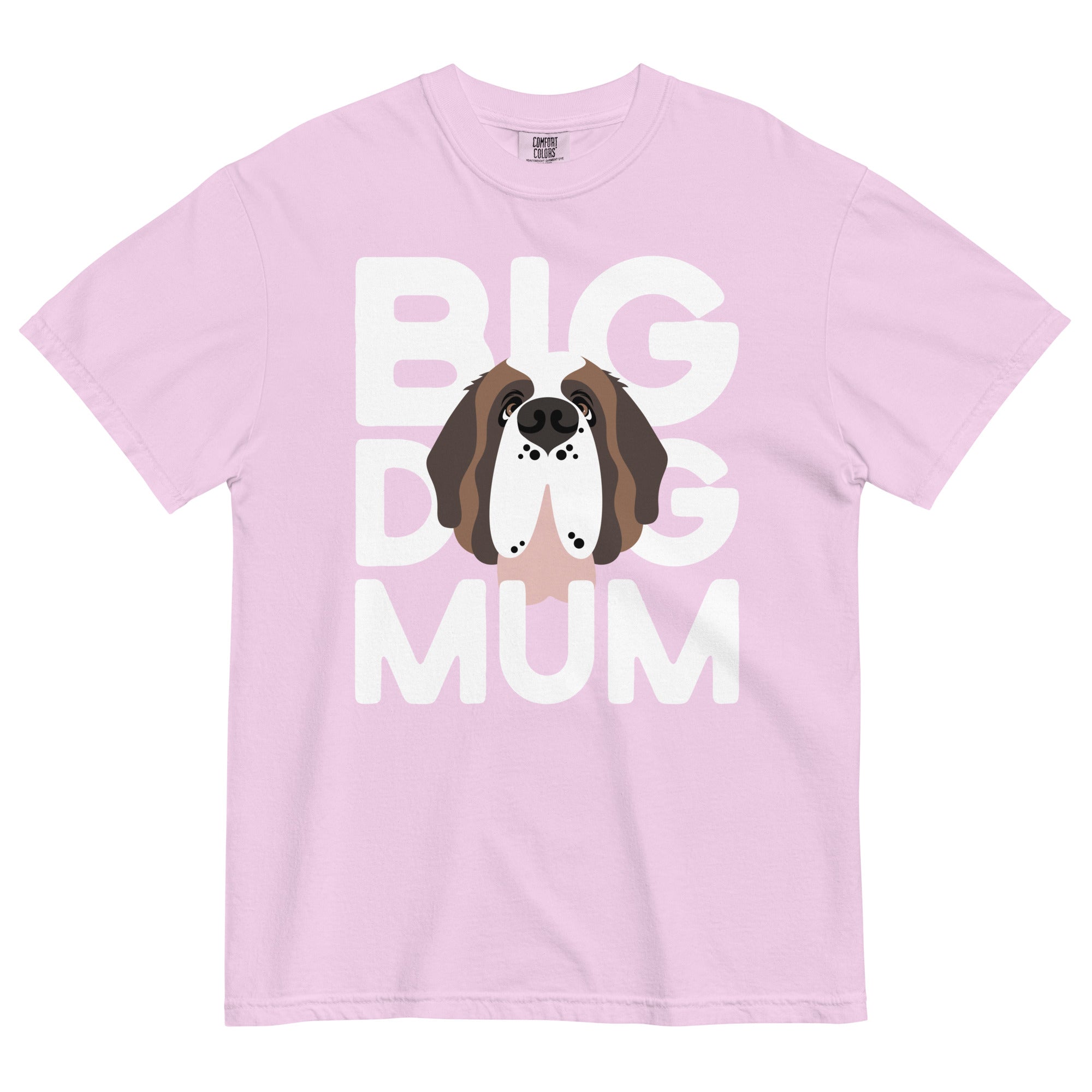 Big Dog Mum Comfort Colors Light Tones T-Shirt - Lucy + Norman