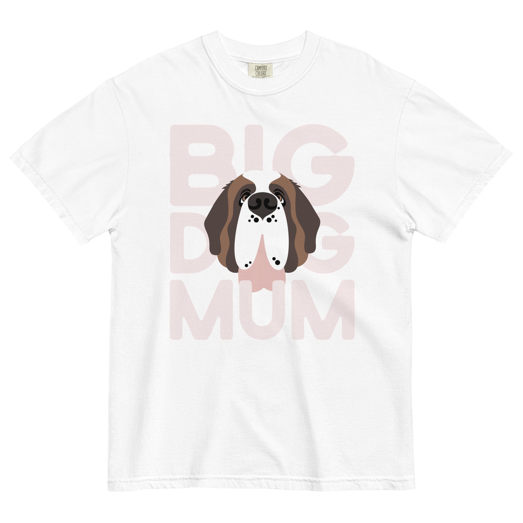 Big Dog Mum Comfort Colors Light Tones T-Shirt - Lucy + Norman