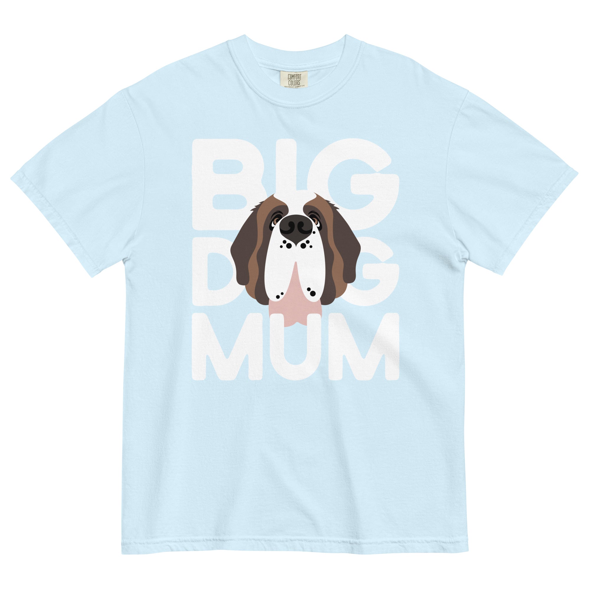 Big Dog Mum Comfort Colors Light Tones T-Shirt - Lucy + Norman