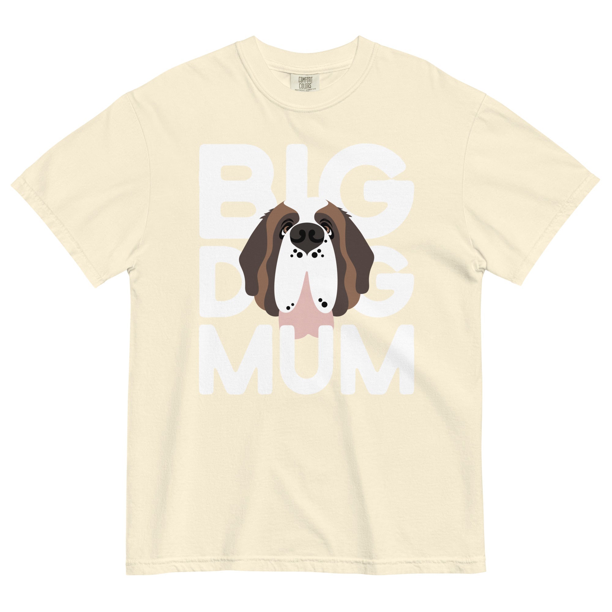 Big Dog Mum Comfort Colors Light Tones T-Shirt - Lucy + Norman