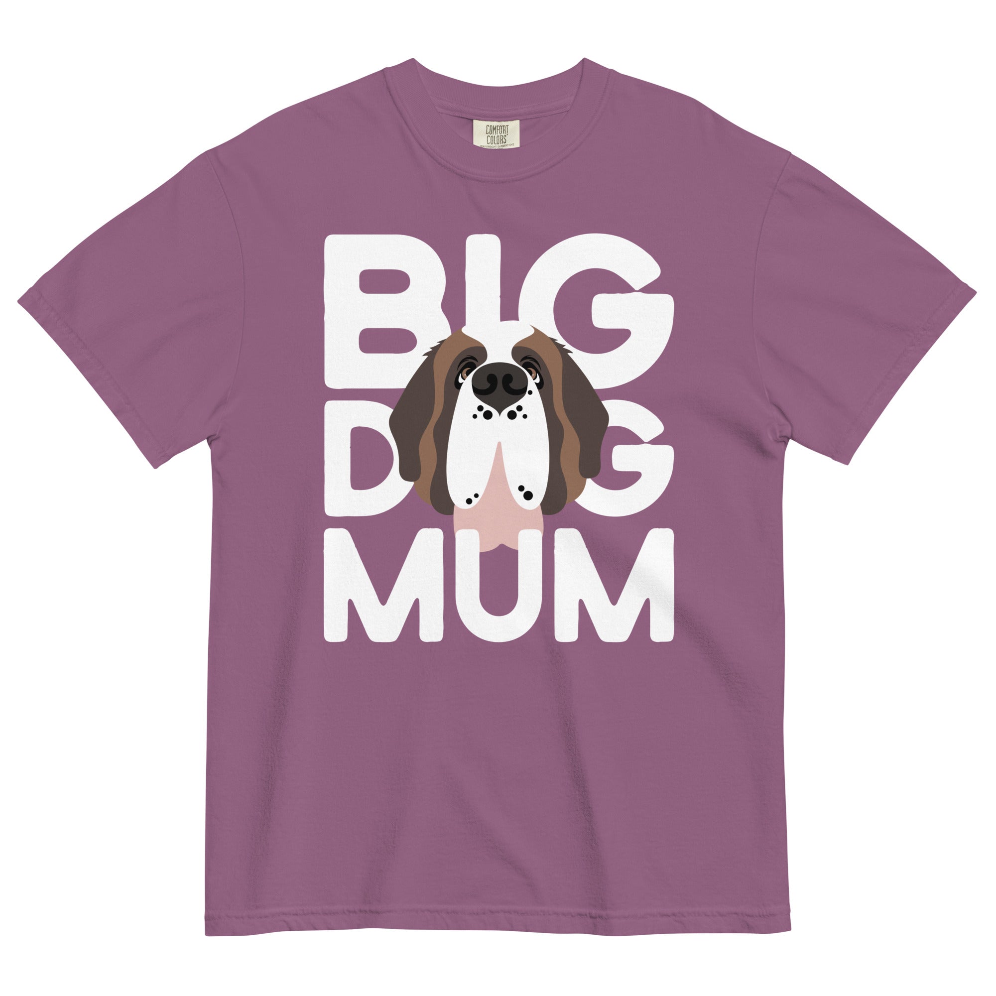Big Dog Mum Comfort Colors Light Tones T-Shirt - Lucy + Norman