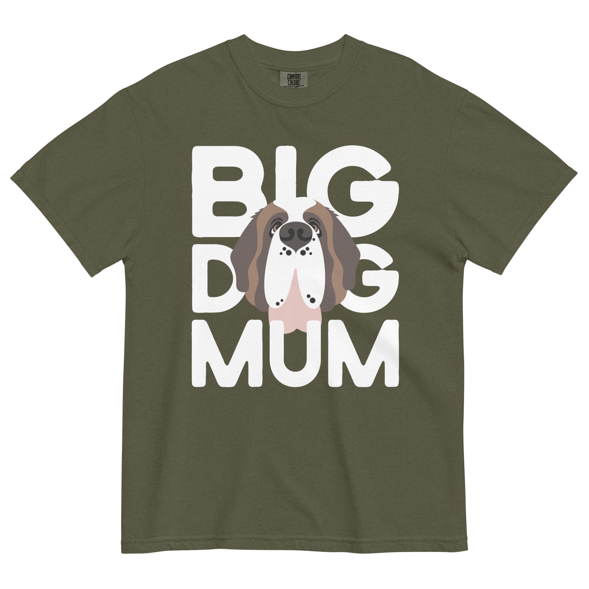 Big Dog Mum Comfort Colors Mid Tones T-Shirt - Lucy + Norman