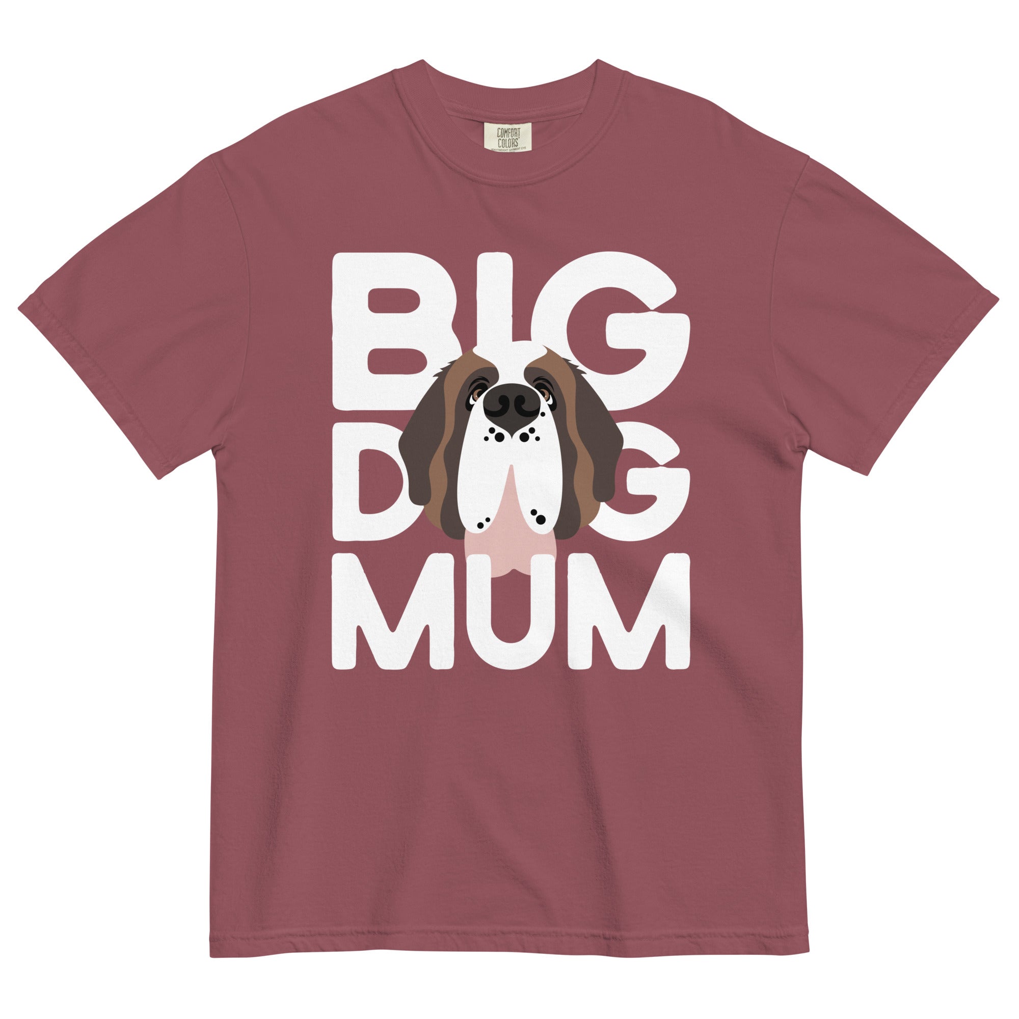Big Dog Mum Comfort Colors Mid Tones T-Shirt - Lucy + Norman