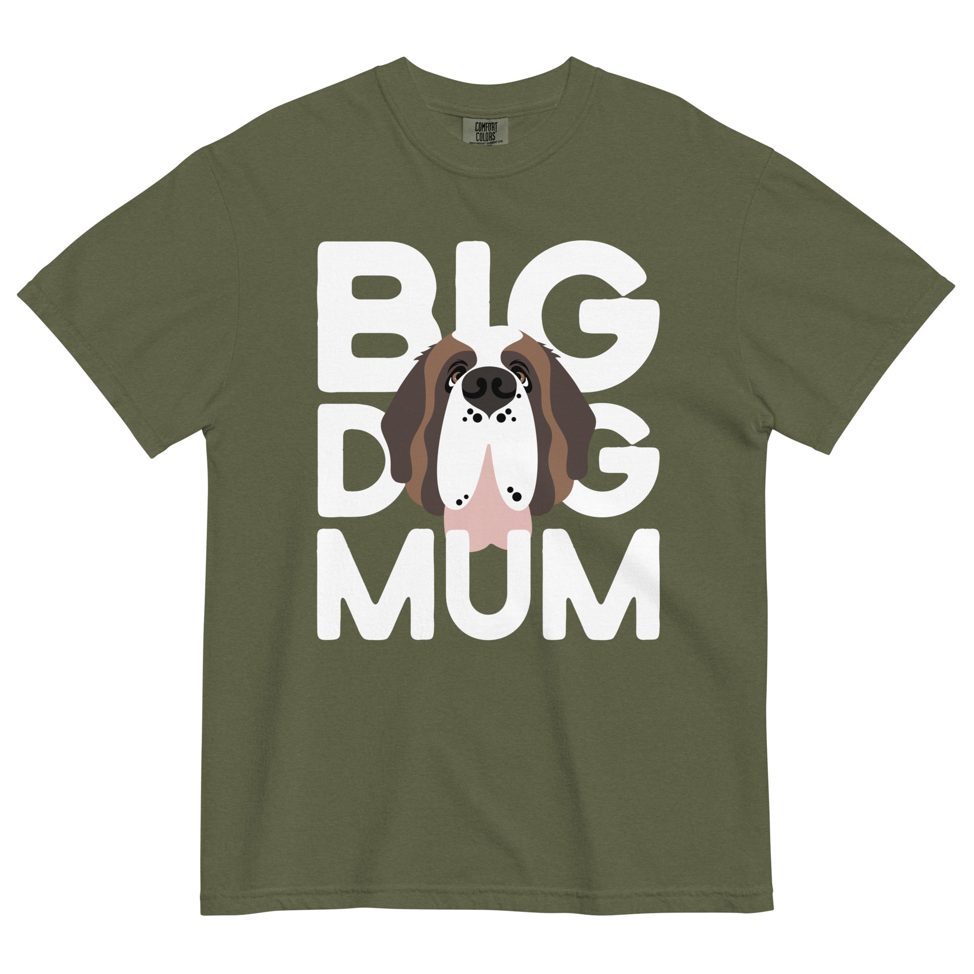 Big Dog Mum Comfort Colors Mid Tones T-Shirt - Lucy + Norman