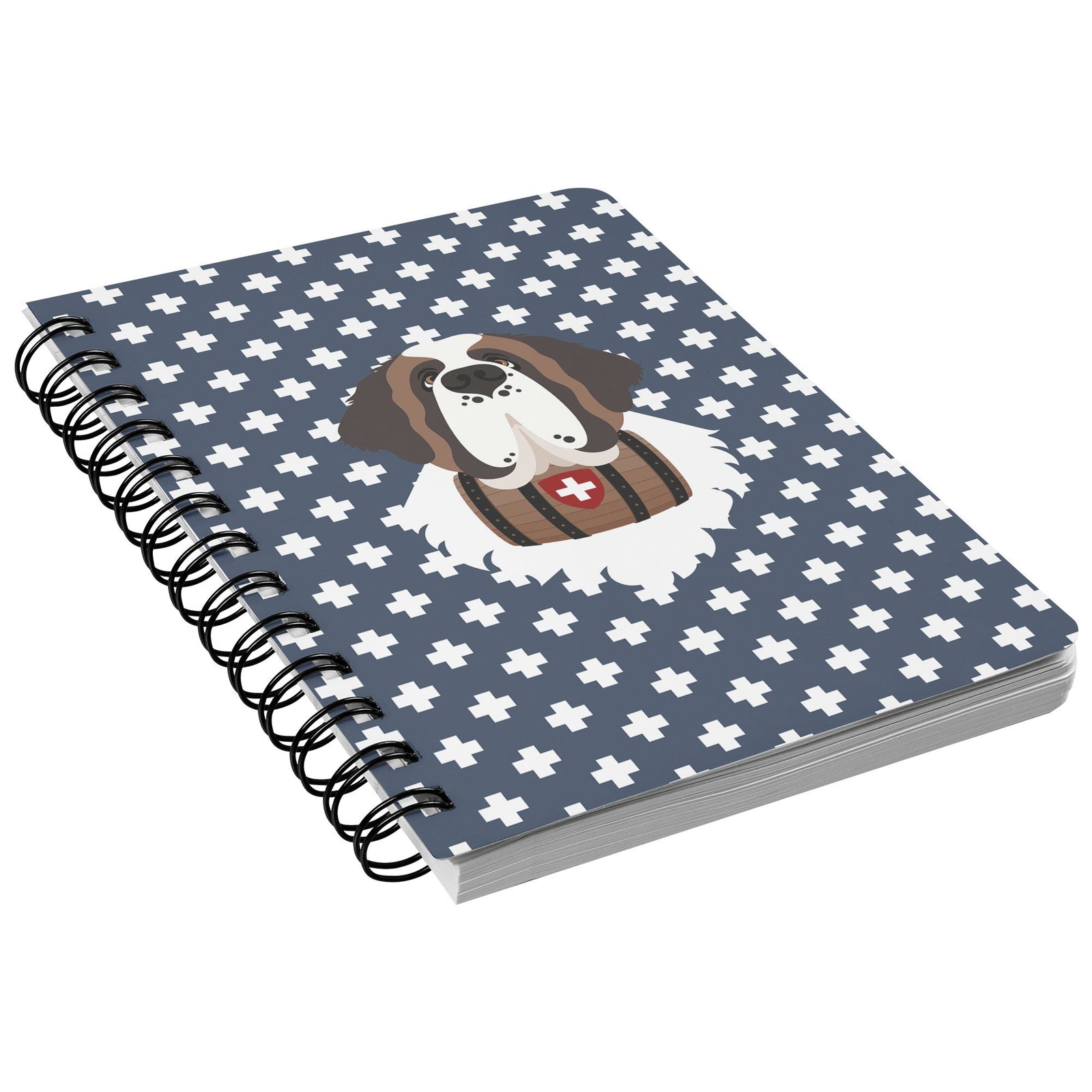 Blue Cross St Bernard Spiral Notebook - Lucy + Norman
