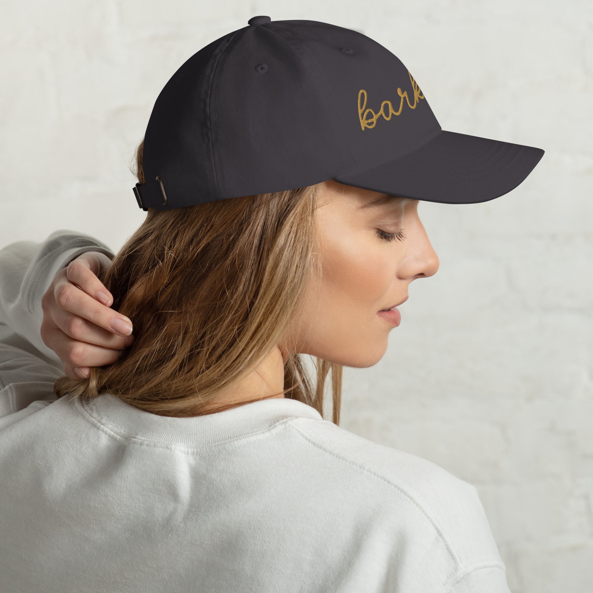 Choose Your Phrase Saint Bernard Dog Embroidered Dad Hat - Lucy + Norman