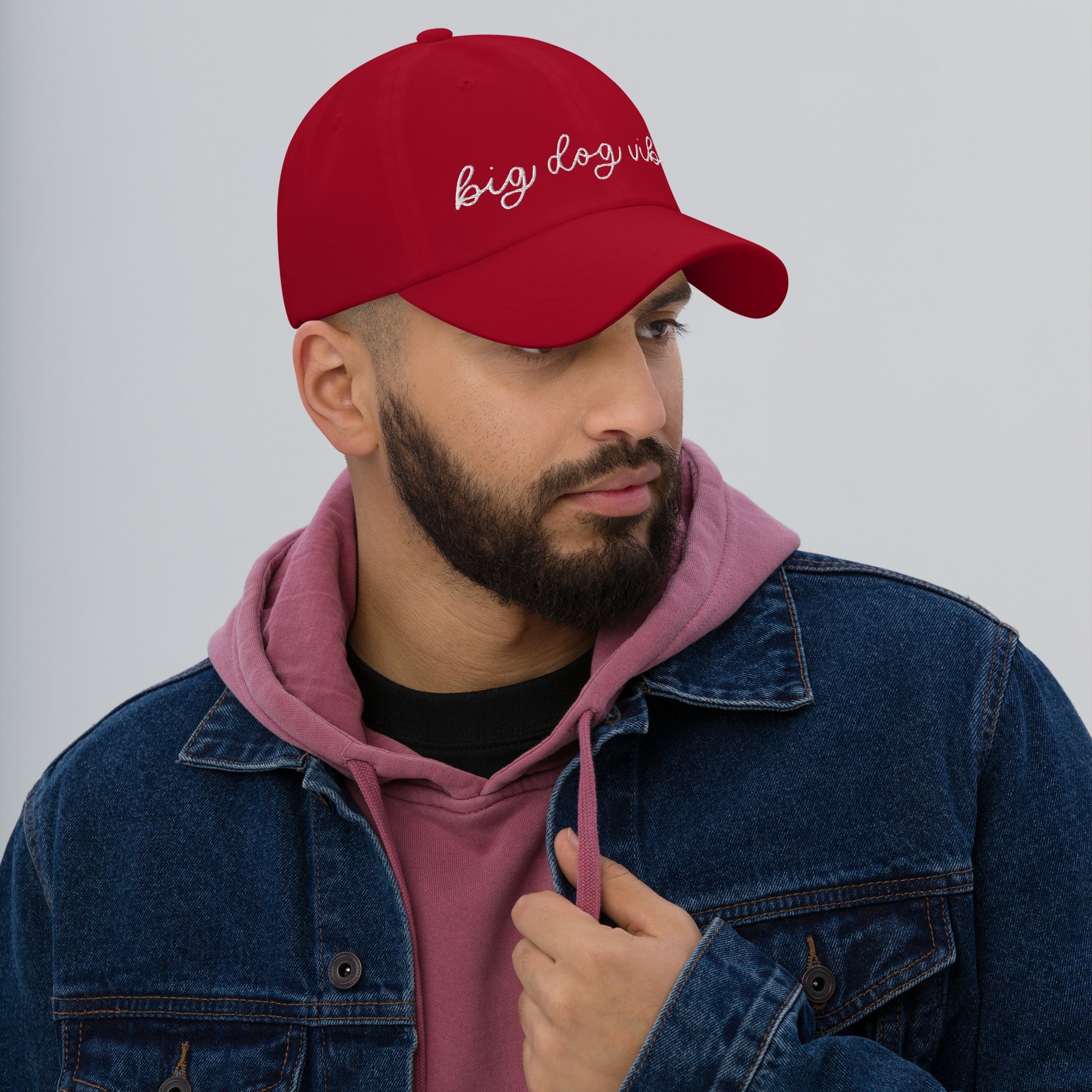 Choose Your Phrase Saint Bernard Dog Embroidered Dad Hat - Lucy + Norman